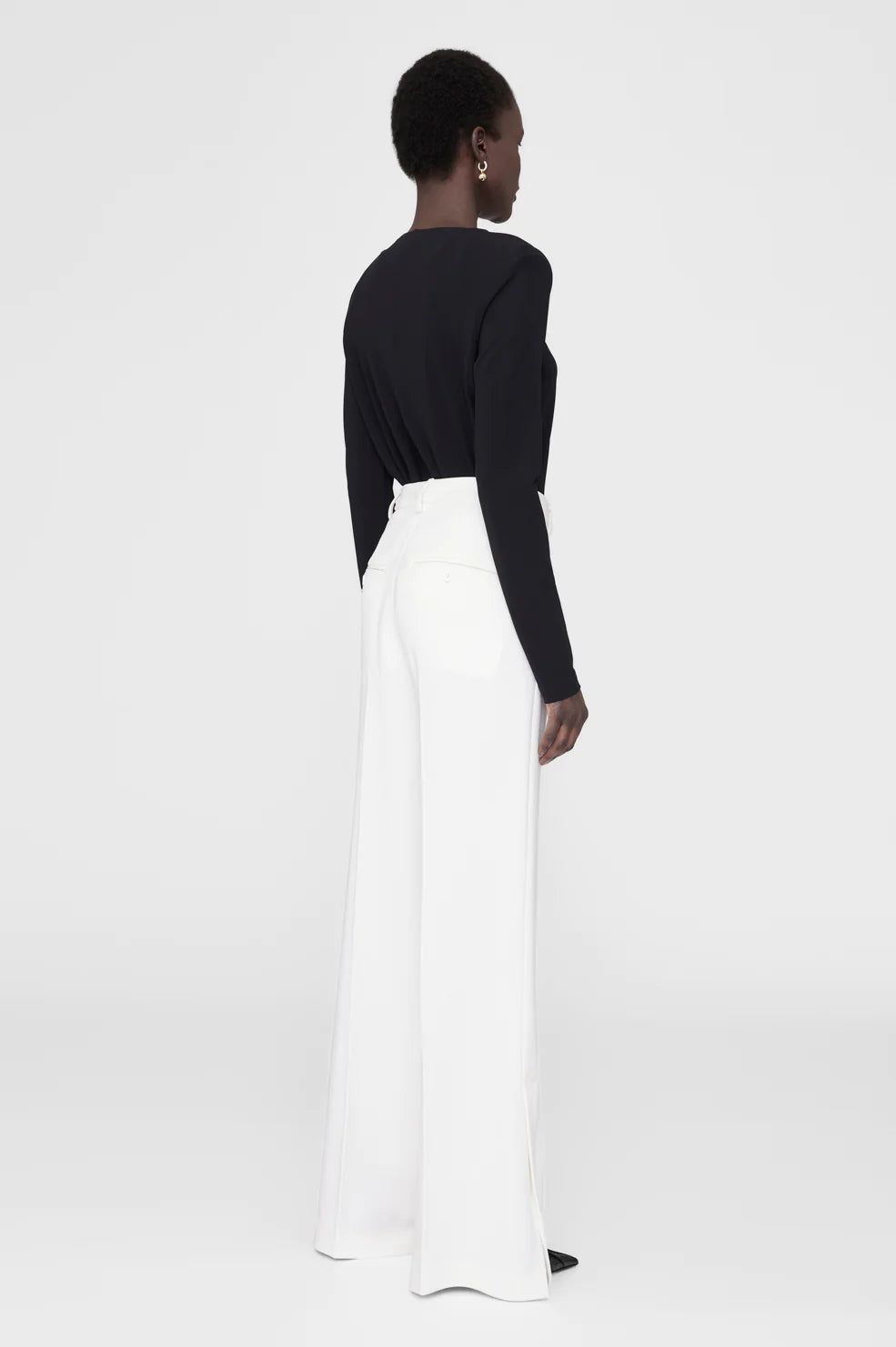 Anine Bing Lyra Pant in Ivory available at The New Trend Australia.