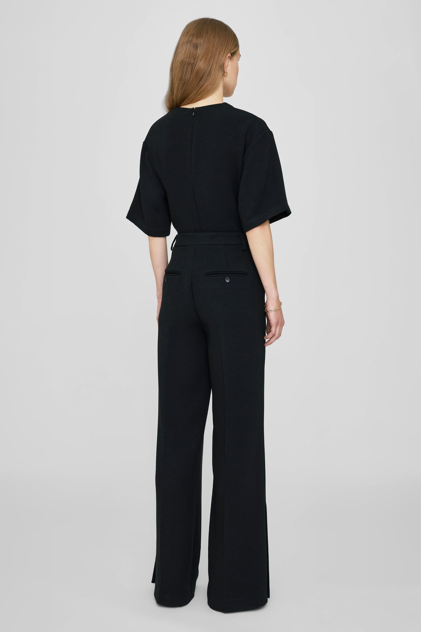 Anine Bing Lyra Trouser in Black available at TNT The New Trend Australia.
