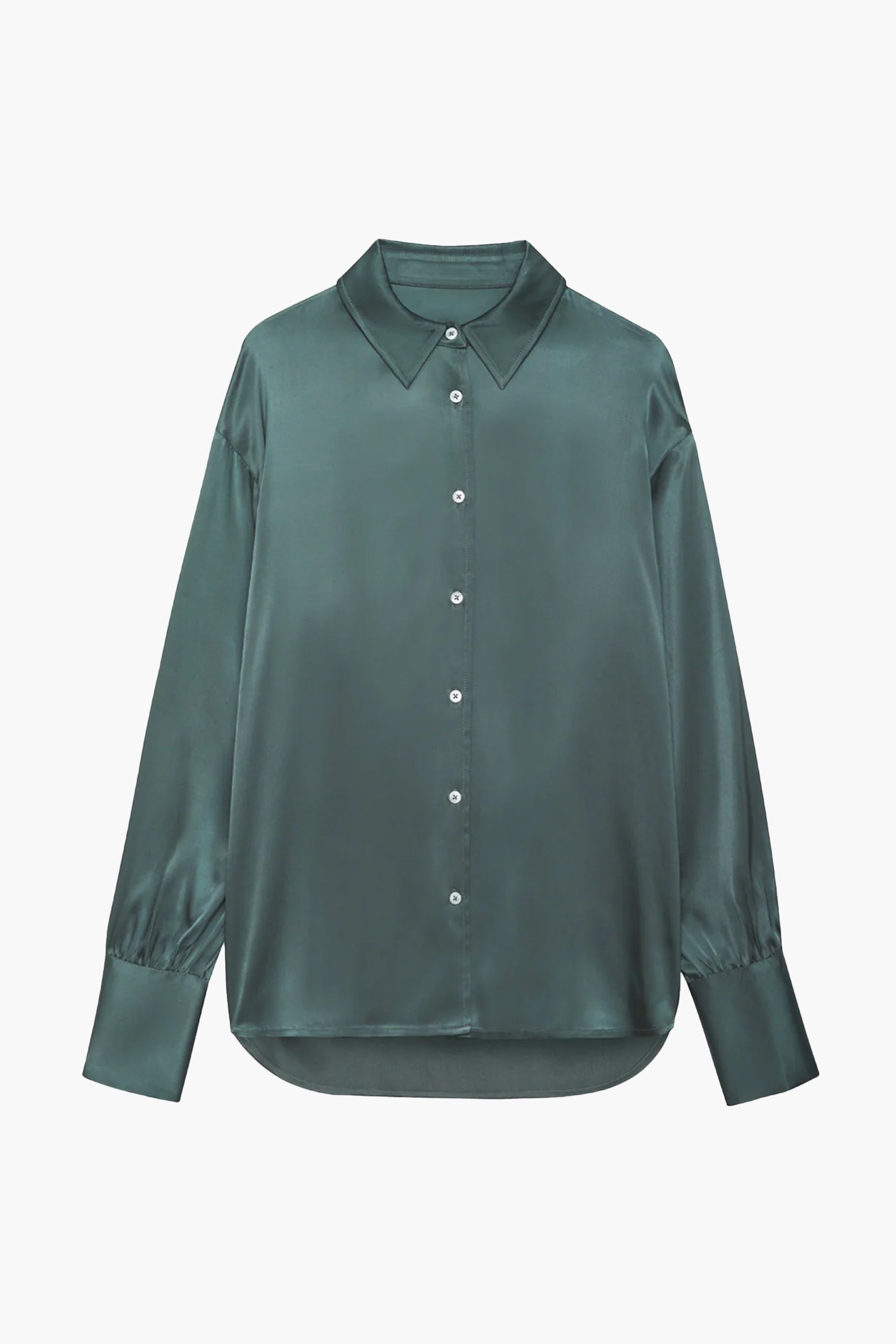 Anine Bing Monica Shirt in Green available at The New Trend Australia. 