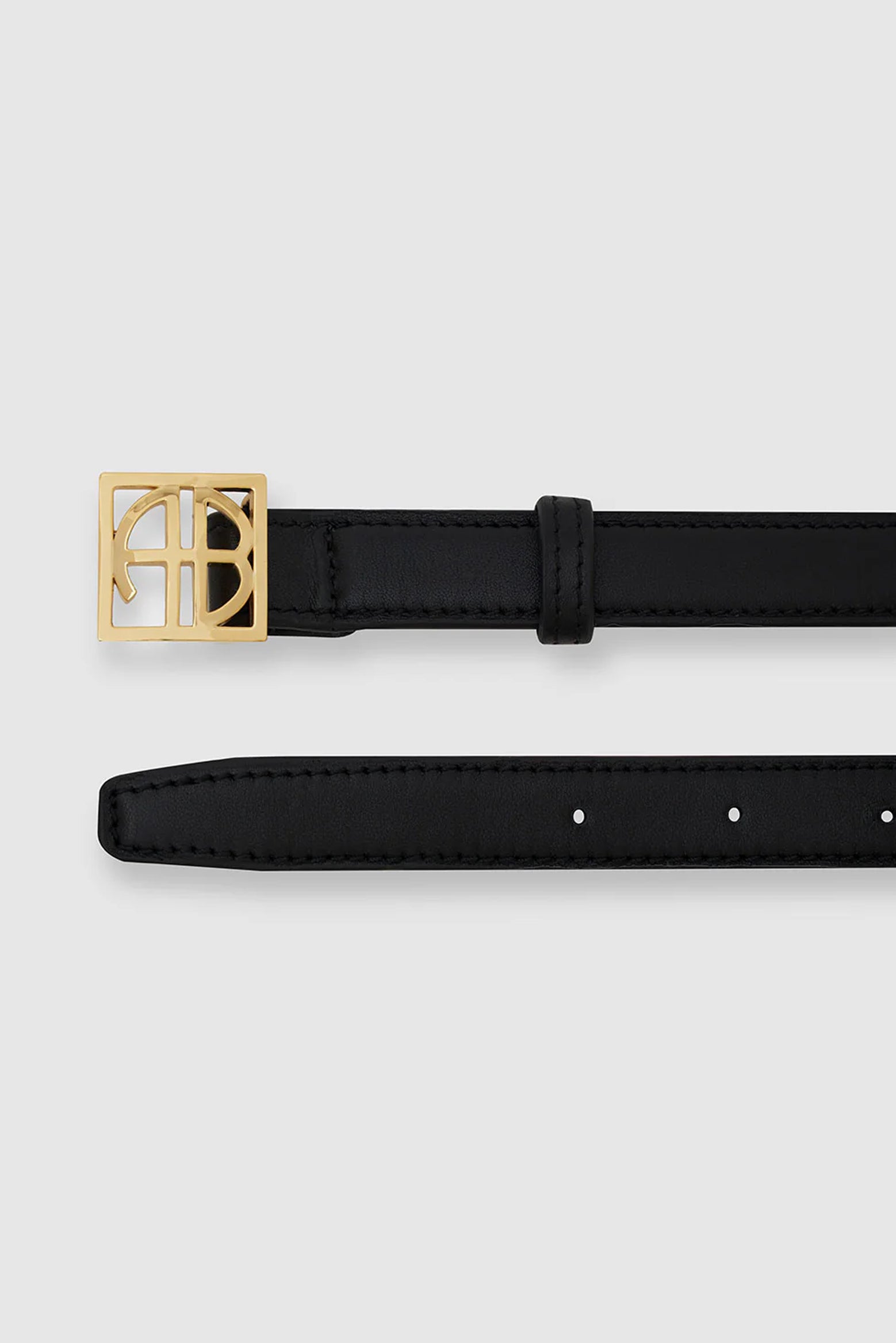 The Anine Bing Monogram Belt in Black available at The New Trend Australia