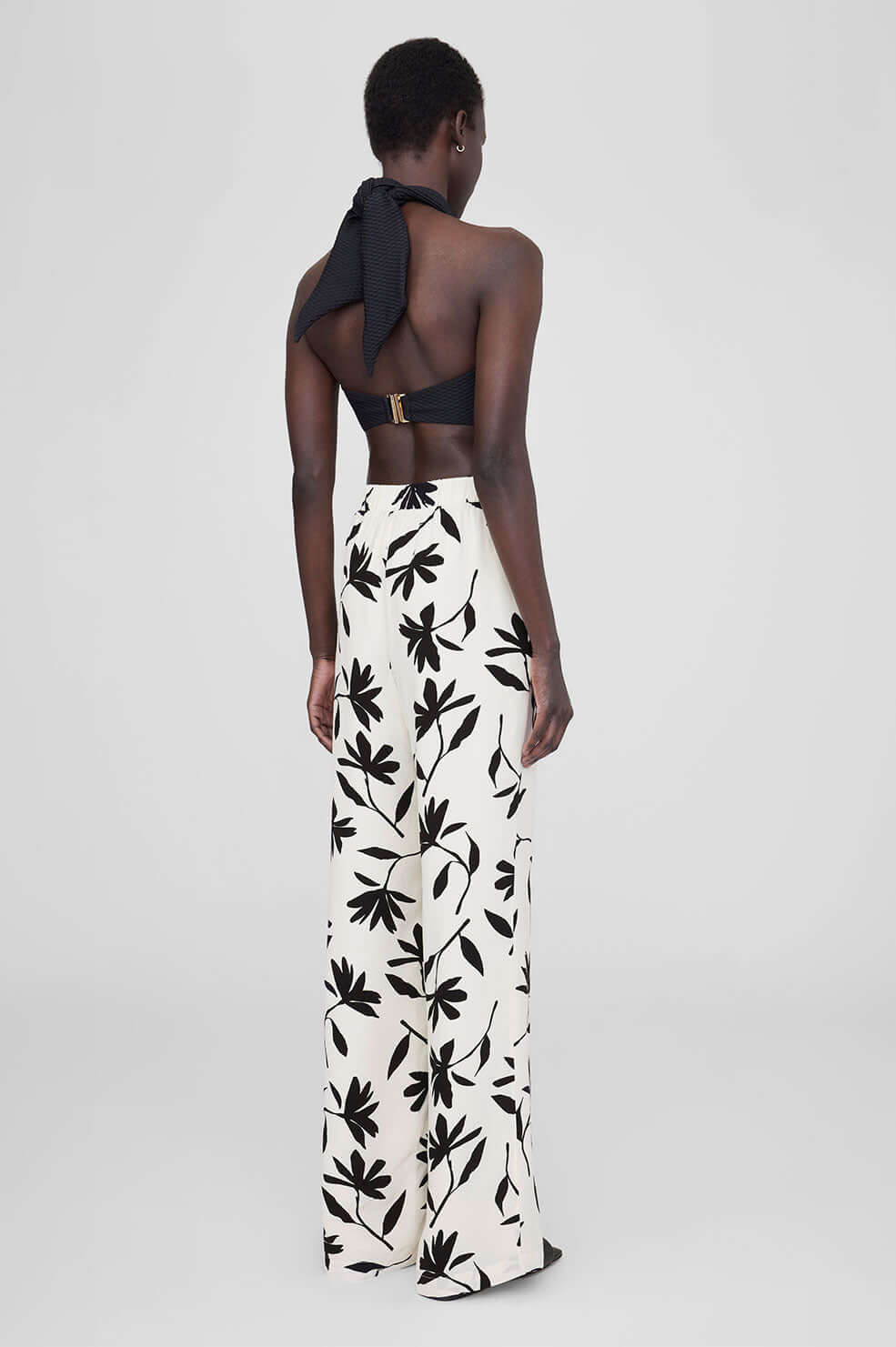Anine Bing Owen Pant in Ivory Daisy available at TNT The New Trend Australia.