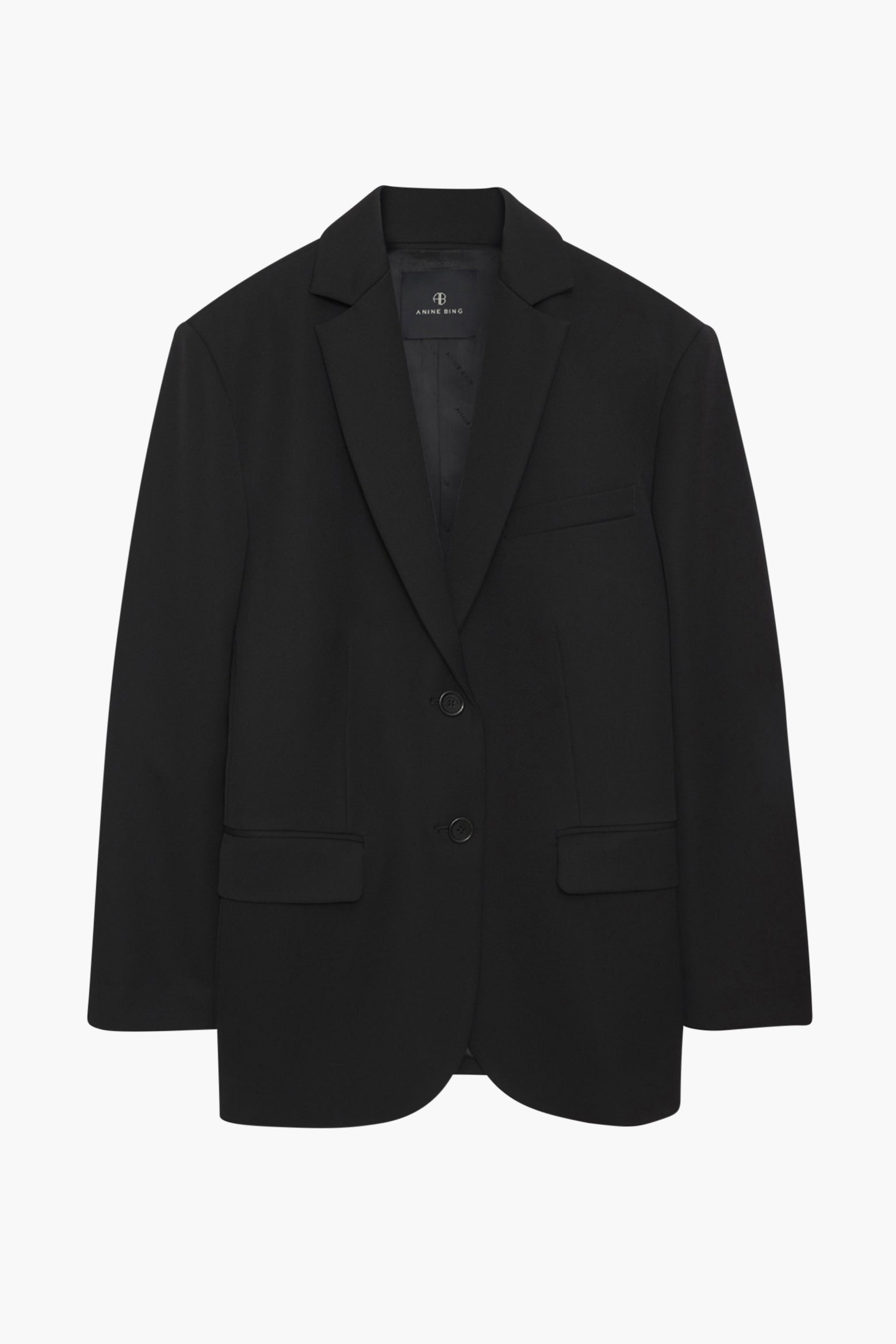 Anine Bing Quinn Blazer in Black available at TNT The New Trend Australia.