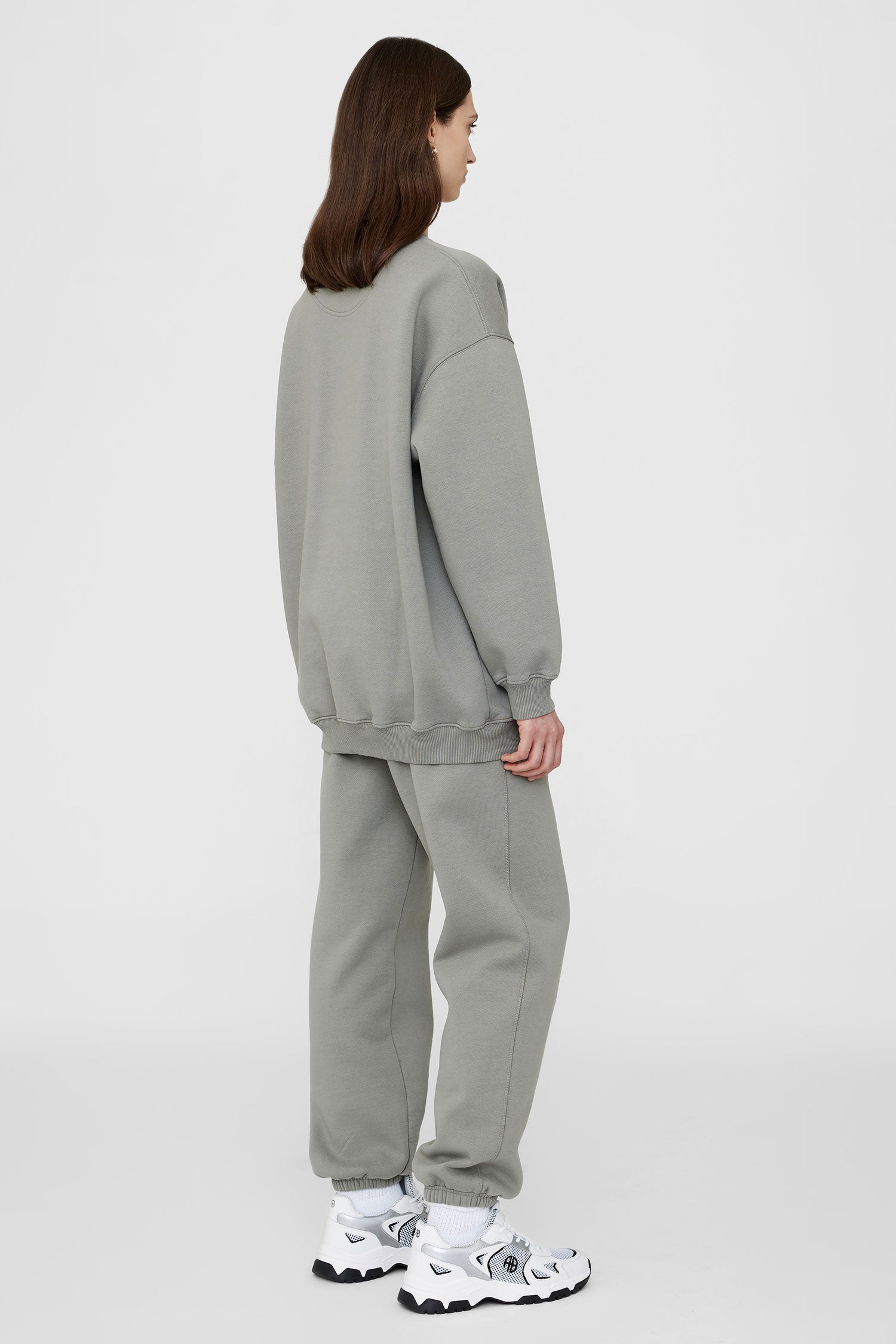 The Anine Bing Tyler Sweatshirt in Storm Grey available at The New Trend Australia