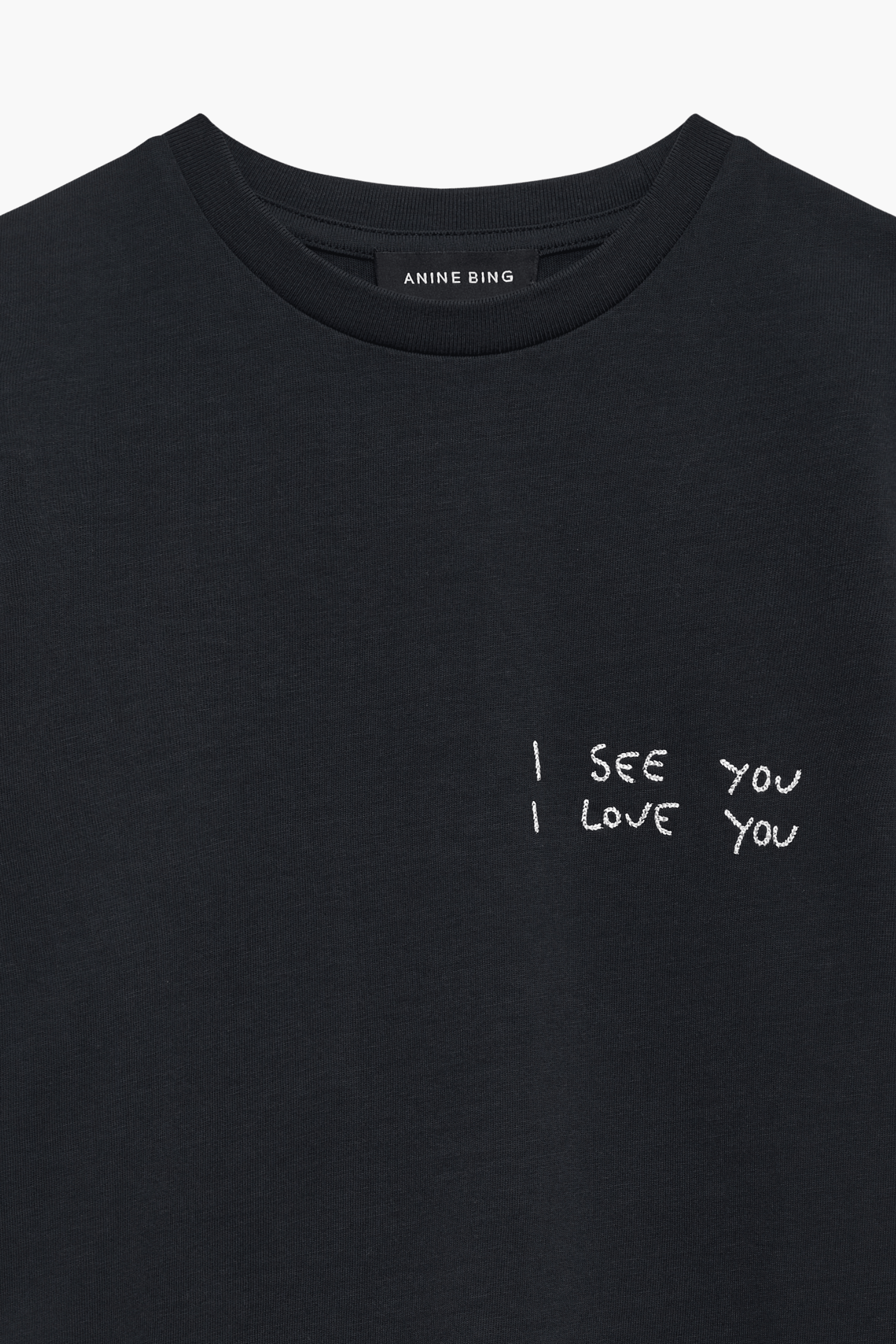 ANINE BING SHELLEY TEE I SEE YOU I LOVE YOU | THE NEW TREND