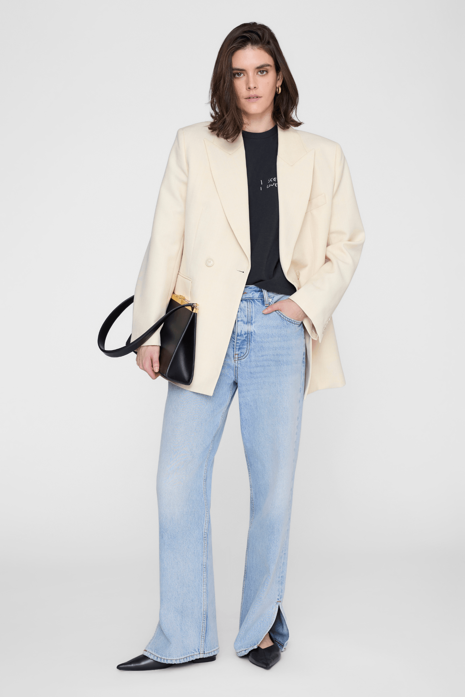 ANINE BING SHELLEY TEE I SEE YOU I LOVE YOU | THE NEW TREND