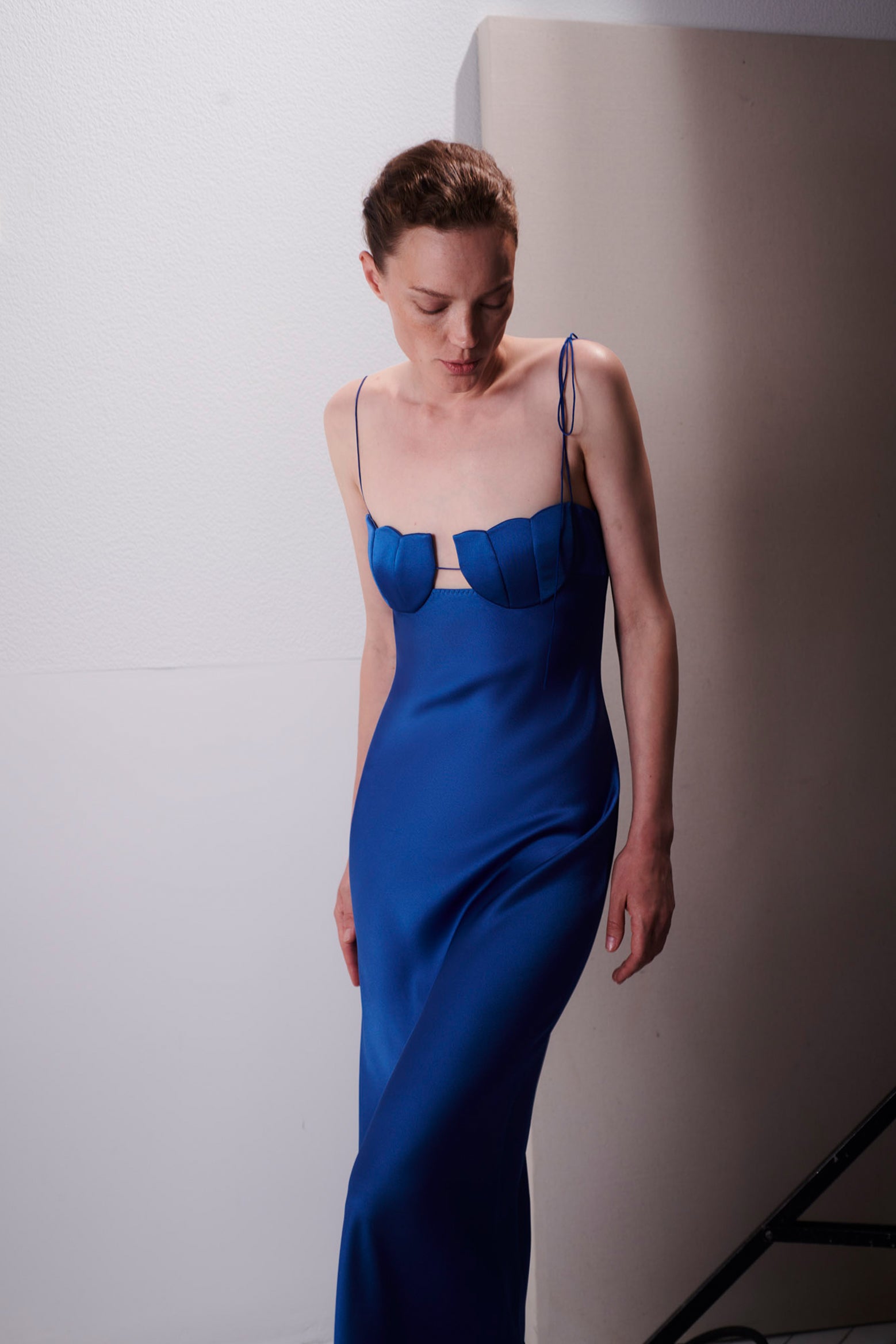 Anna October Tulip Maxi Dress in Blue available at The New Trend Australia.