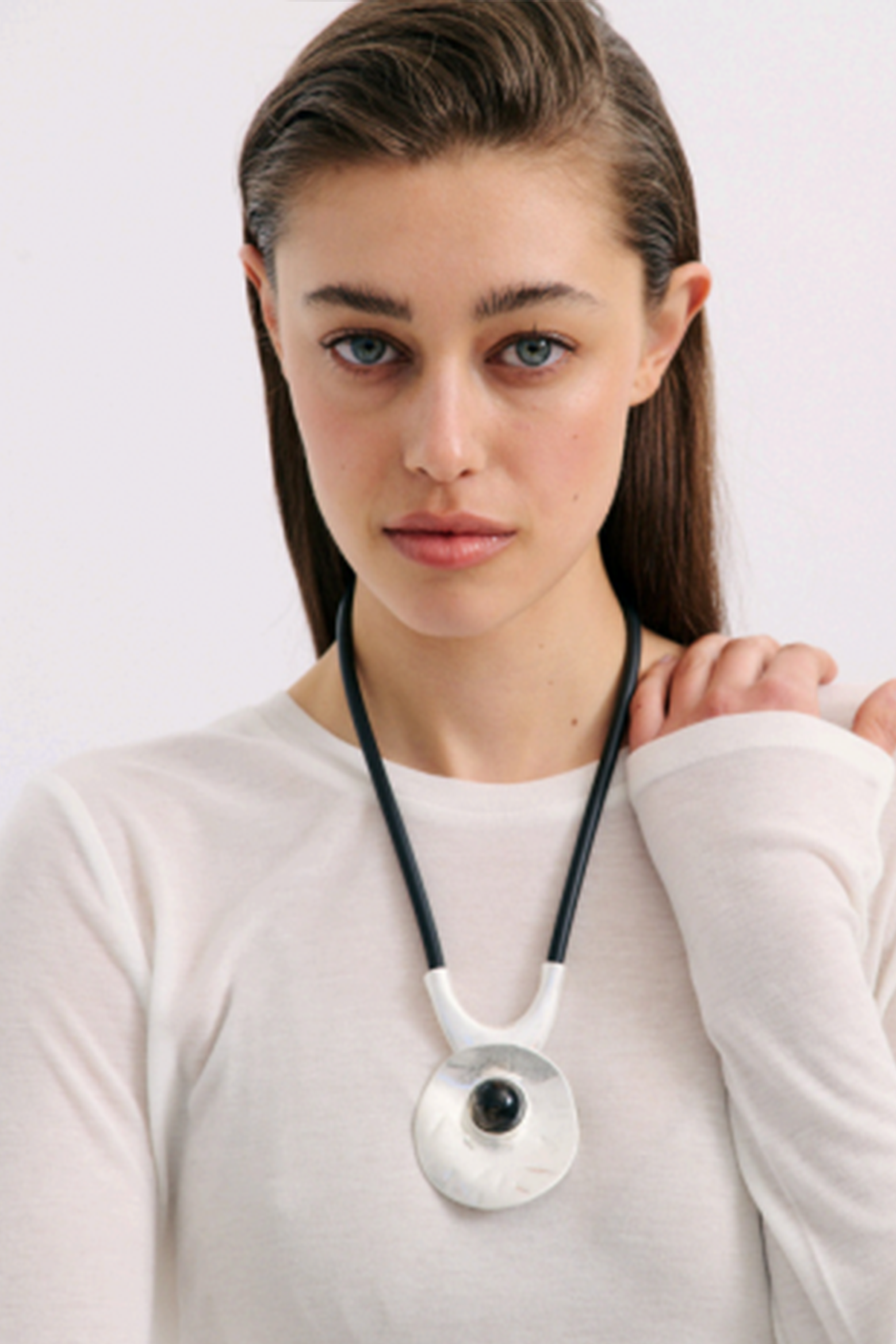 ANNA ROSSI AGNES NECKLACE IN SILVER | THE NEW TREND 
