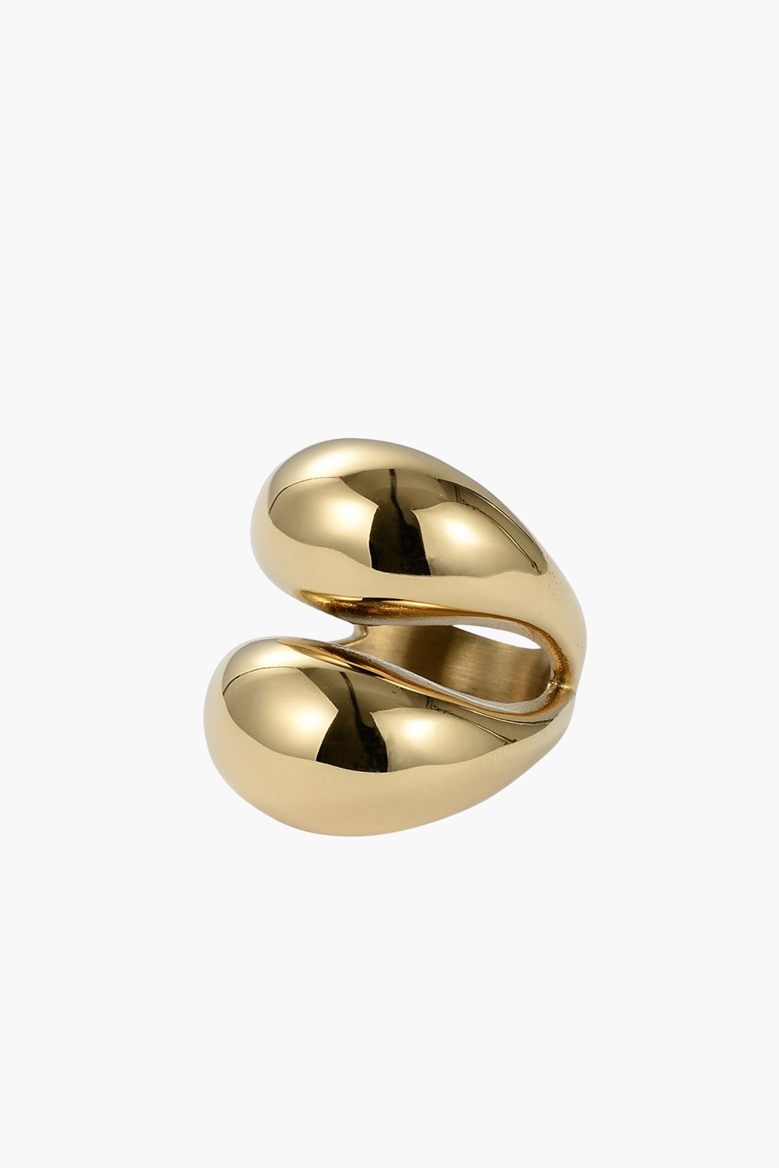 Anna Rossi Double Bubble Ring in Gold available at TNT The New Trend Australia
