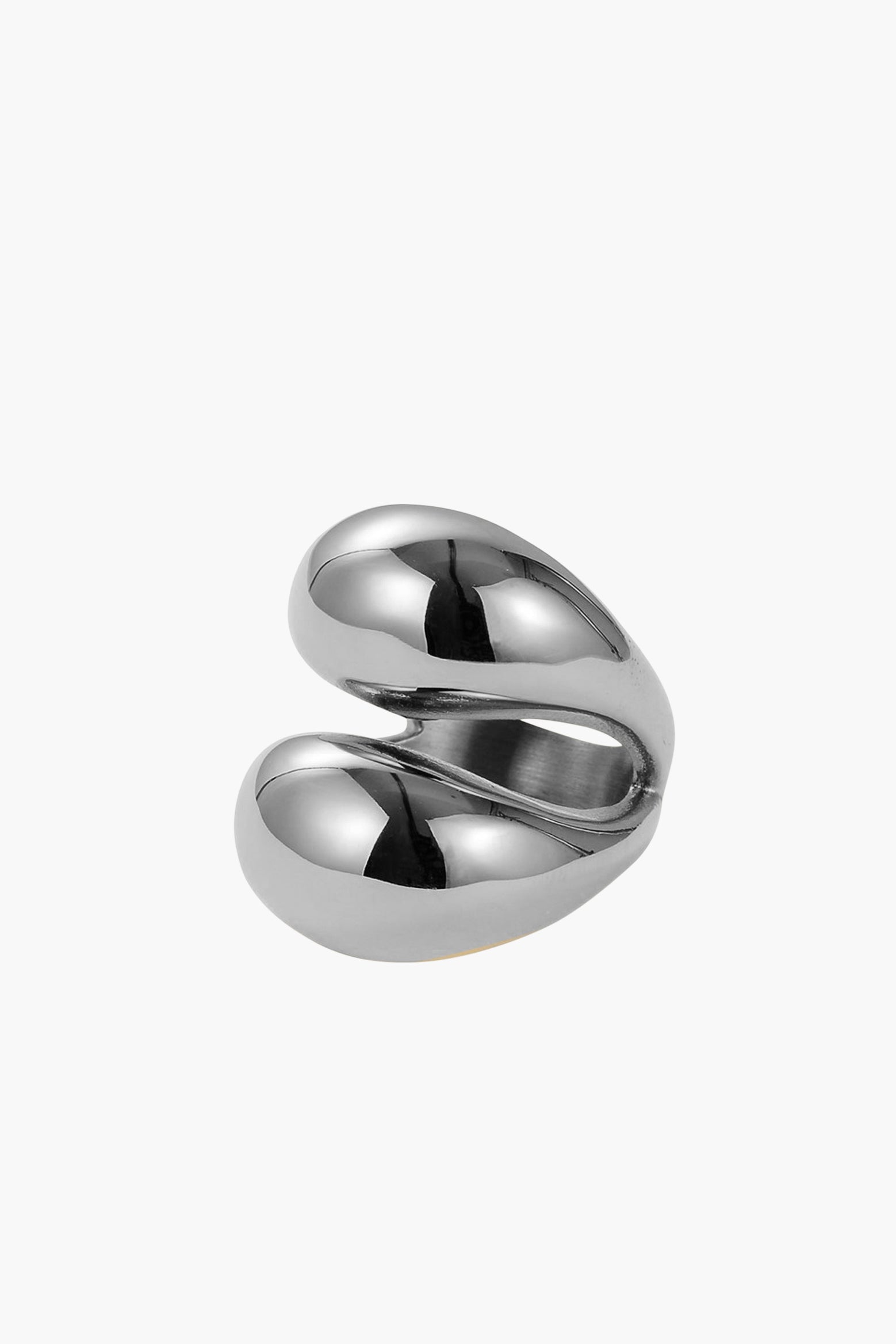 Anna Rossi Double Bubble Ring in Gunmetal available at TNT The New Trend Australia