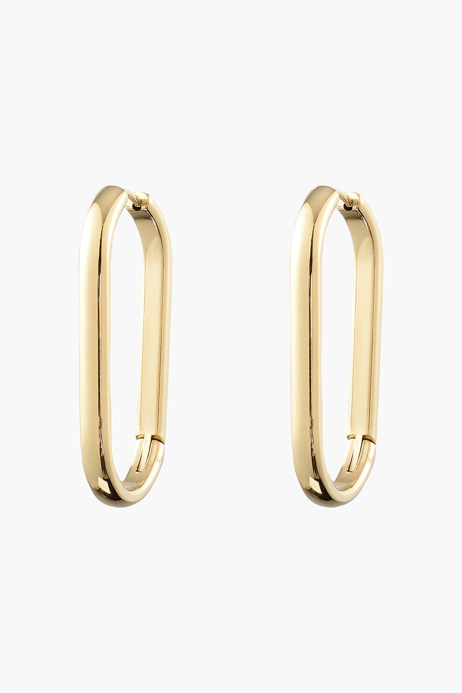 The Anna Rossi Large Elongated Thick Squoval in Gold available at The New Trend Australia