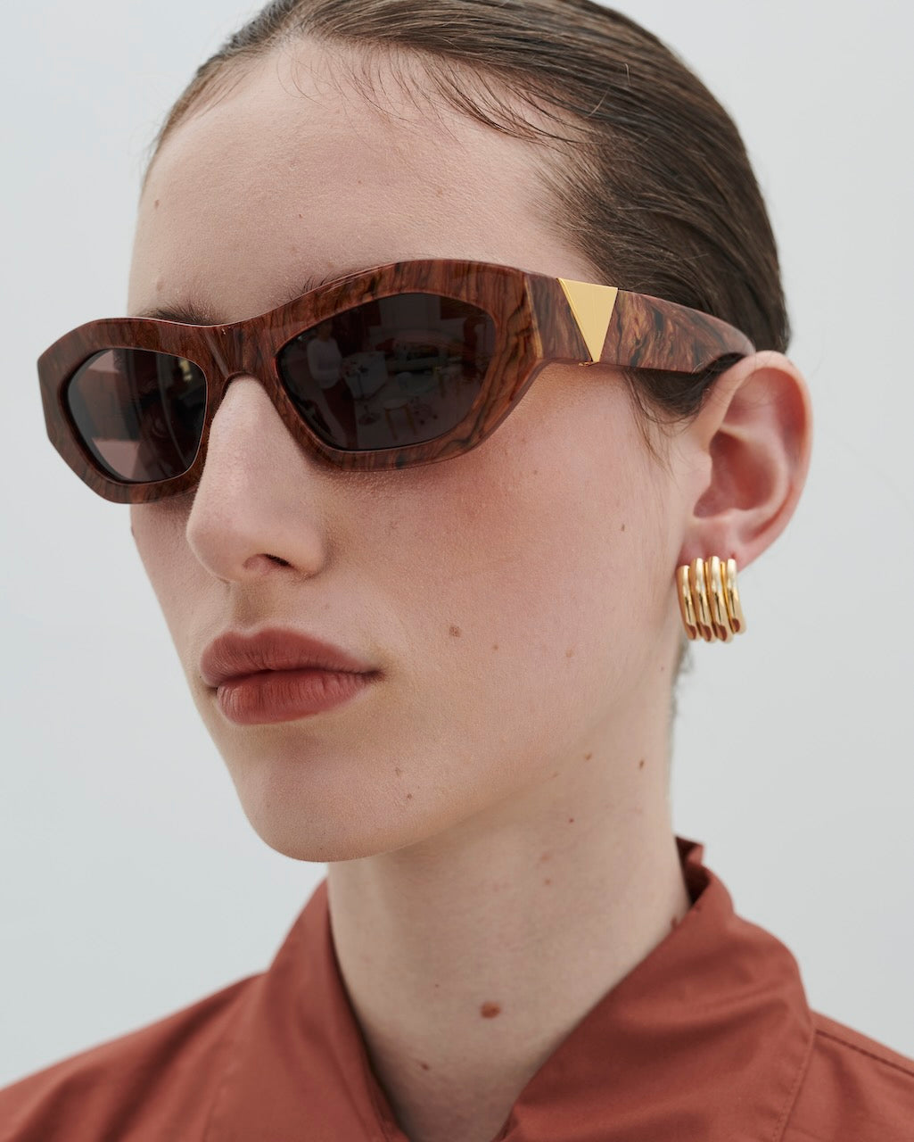 Anna Rossi Europa Earring in Gold available at TNT The New Trend Australia