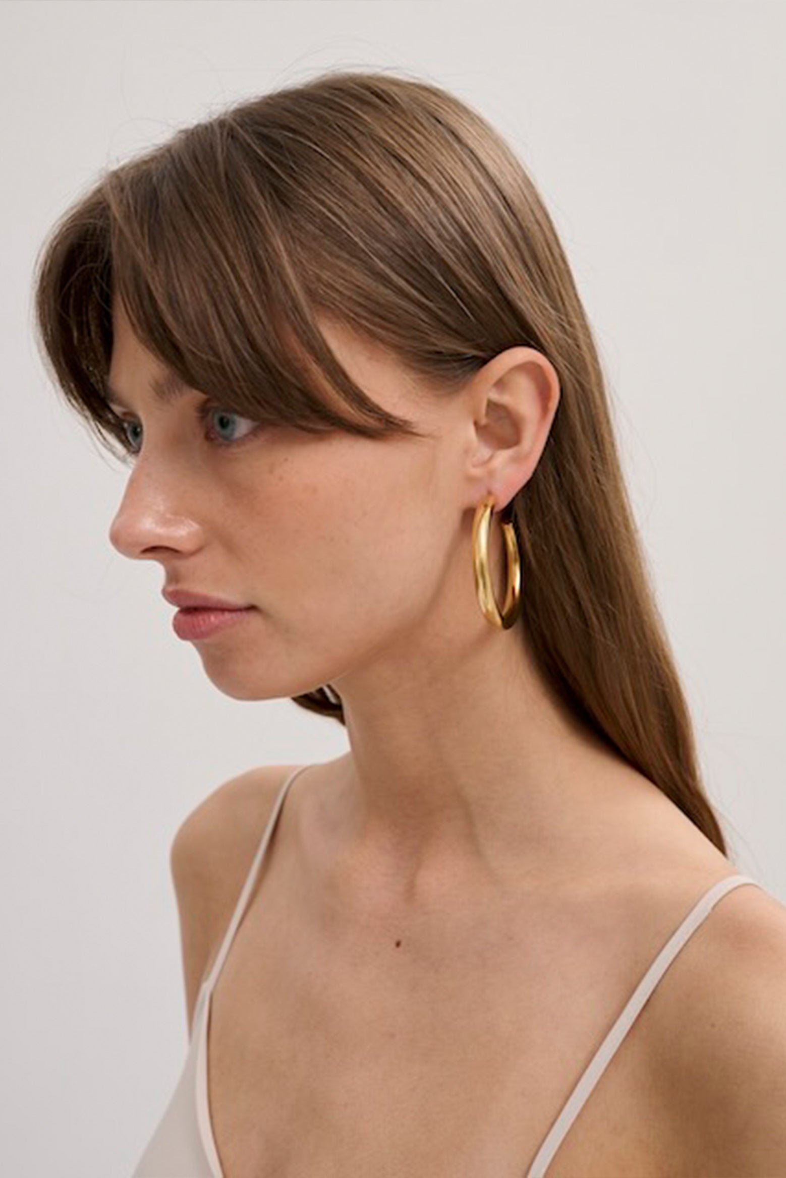 Anna Rossi Big Hoop Earring in Gold available at The New Trend Australia.