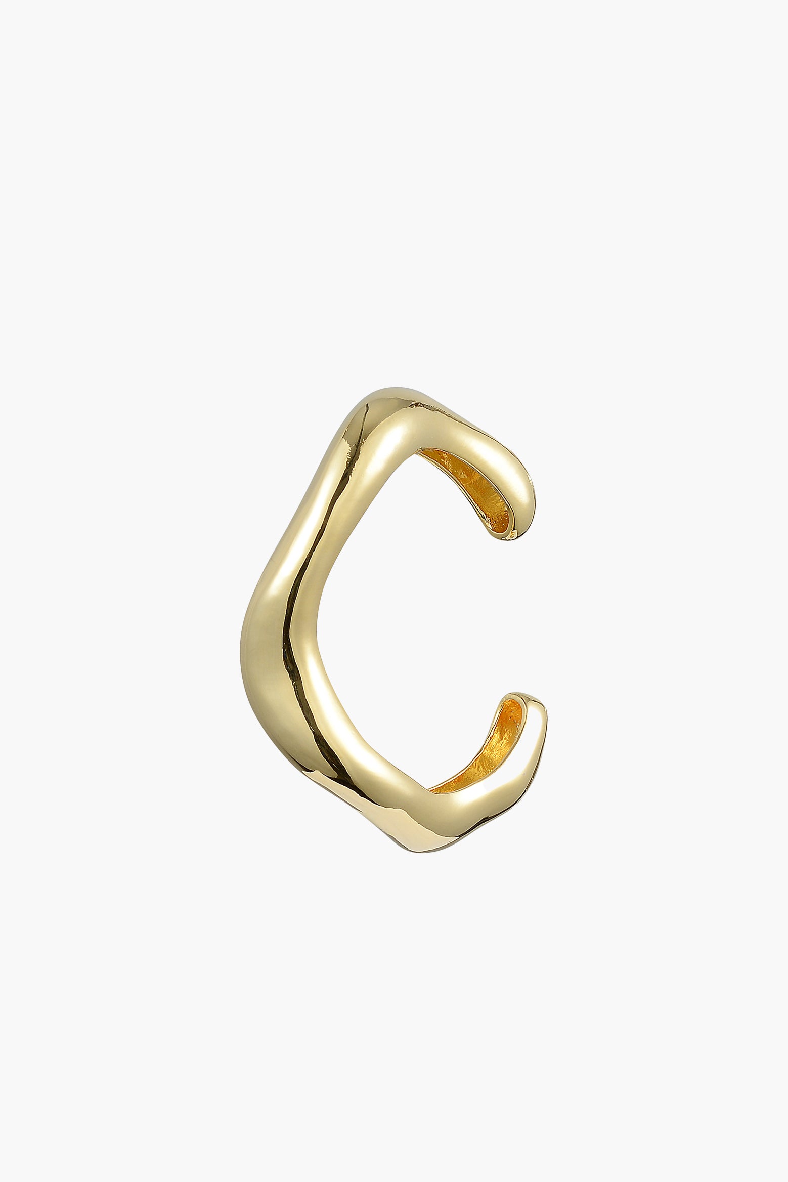 Anna Rossi Wave Bangle in Gold available at The New Trend Australia.