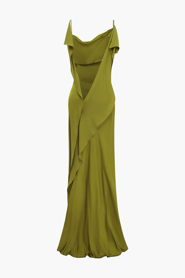 slim fit dress slacks Sienna Dress in Green