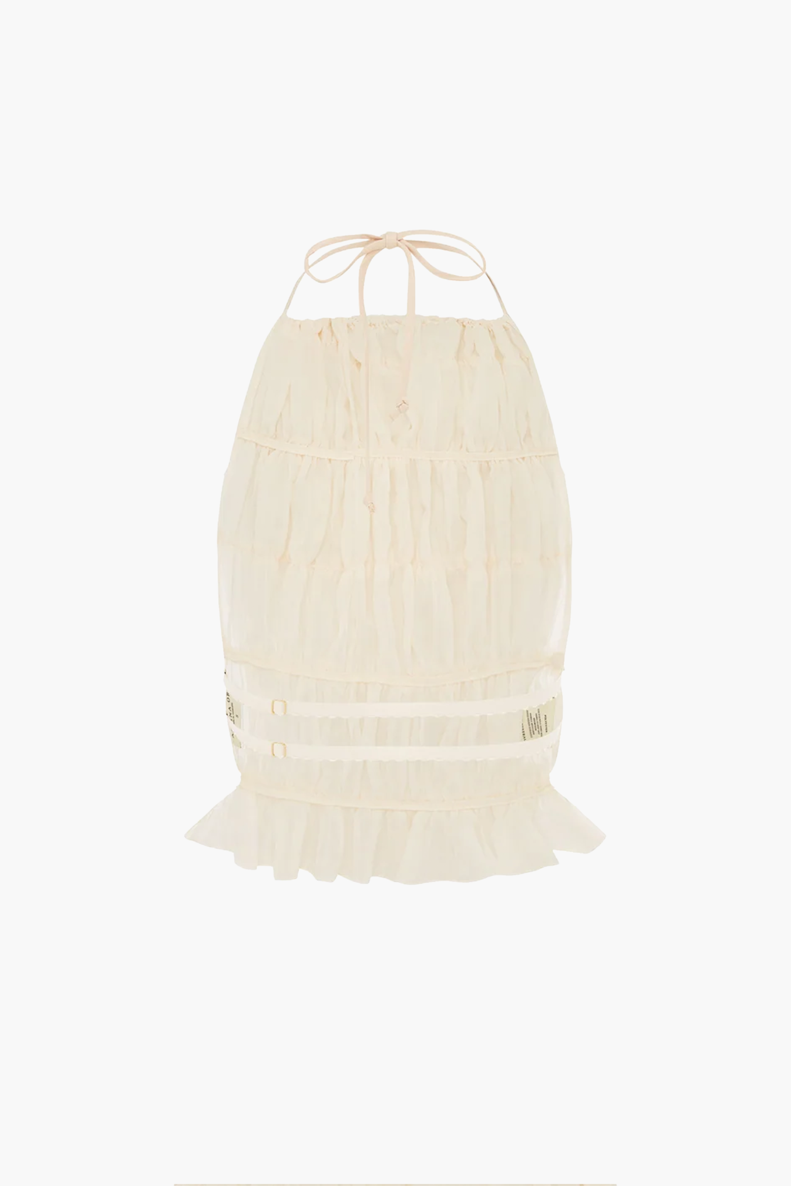 ARCINA ORI JULIETTE HALTER TOP CREAM | THE NEW TREND 