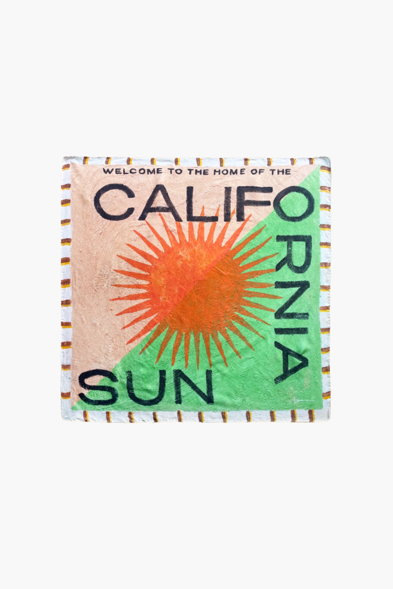 Atlas Silk Travel Scarf in California Sun available at The New Trend Australia.