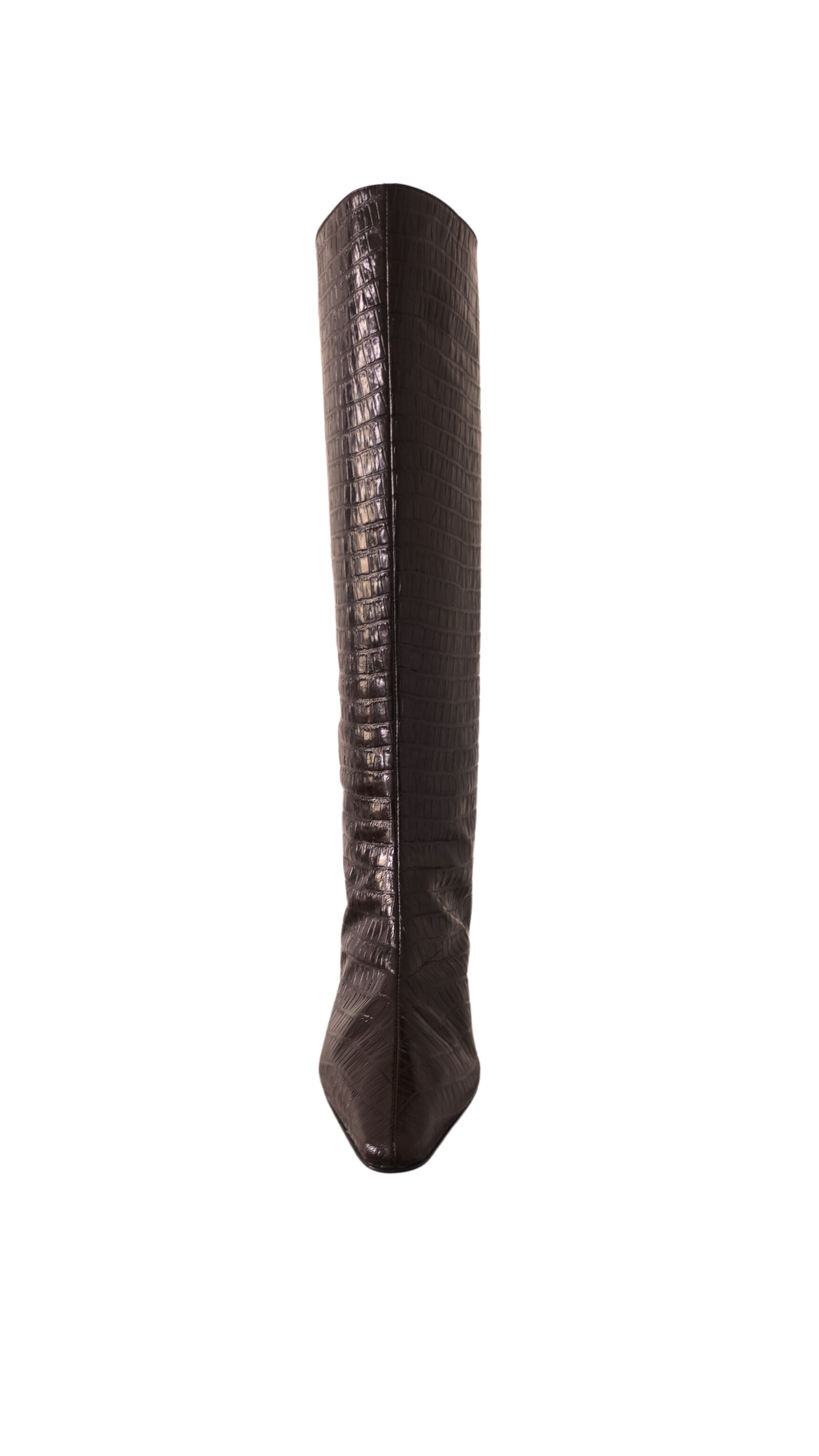 Bare Base Tall Boot in Chocolate Croc available at TNT The New Trend Australia