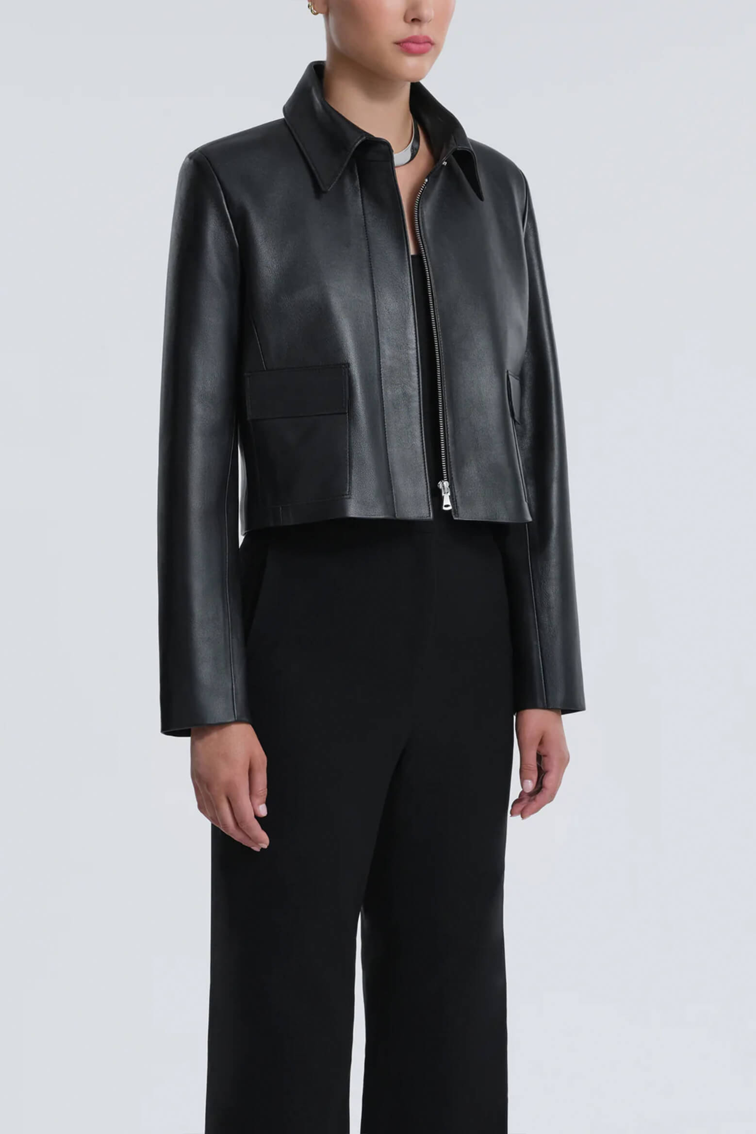 The Bleeker Jacket in Black by Nour Hammourr is availble at The New Trend