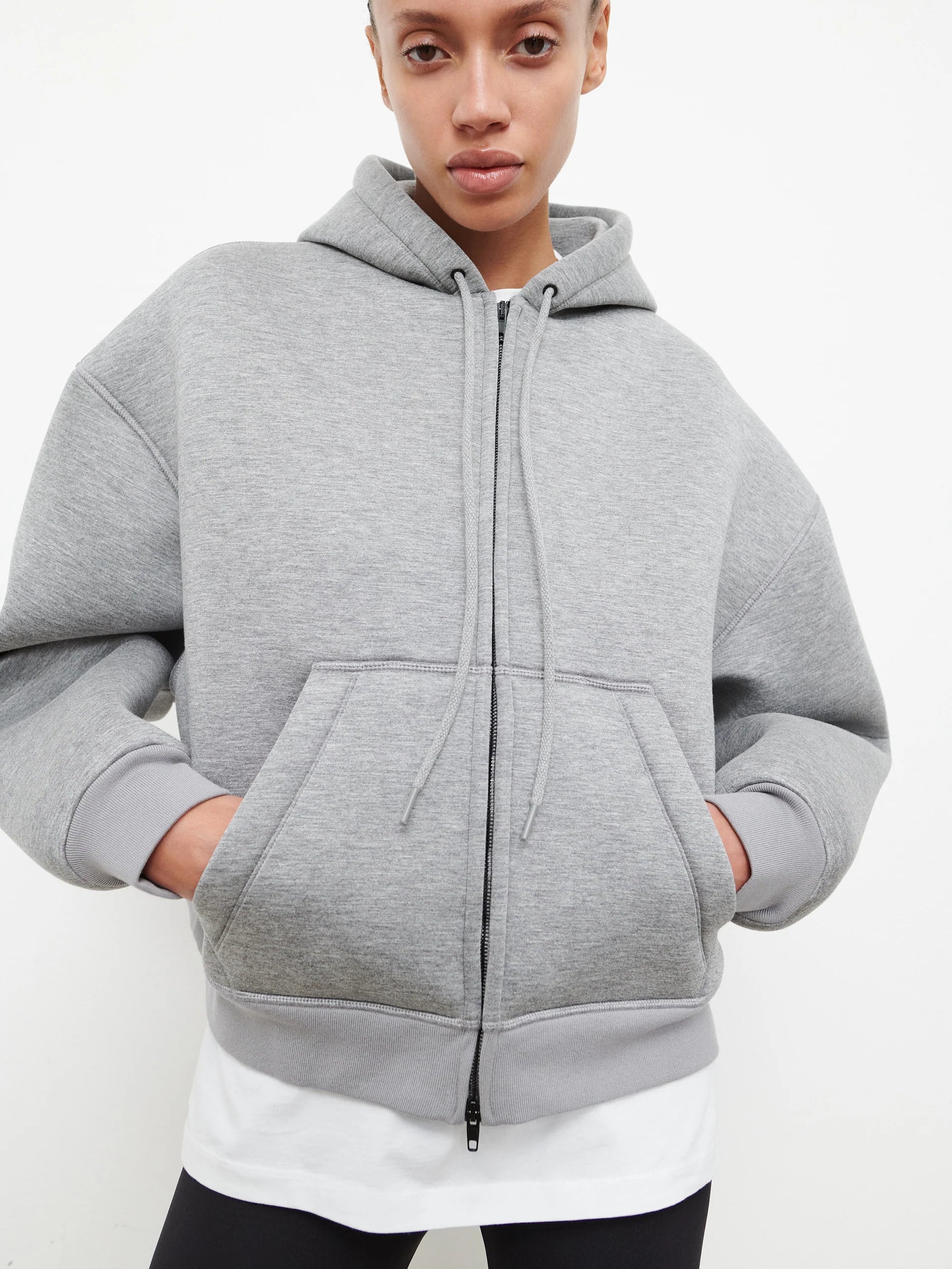 WARDROBE NYC BONDED ZIP HOODIE | THE NEW TREND