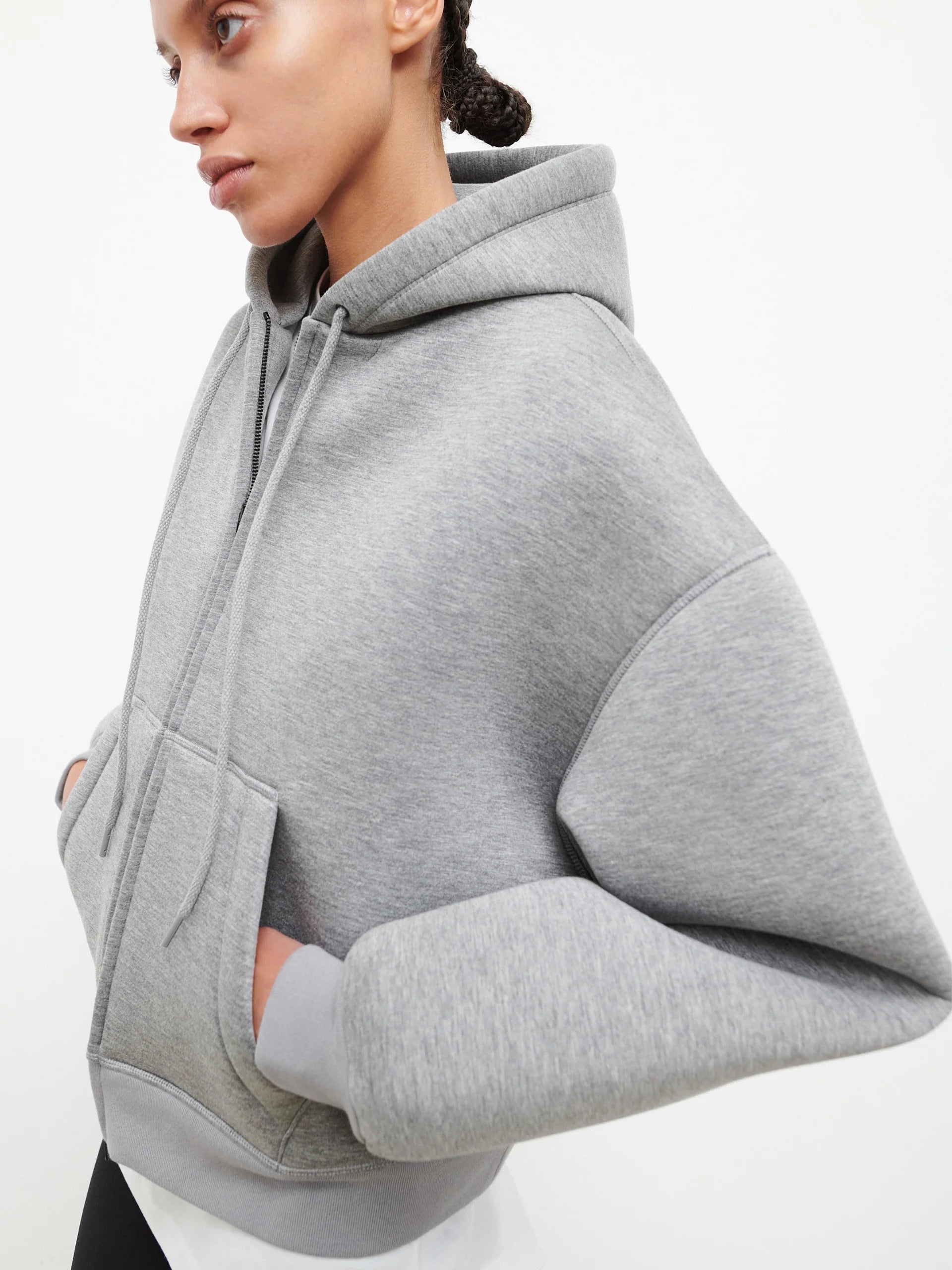 WARDROBE NYC BONDED ZIP HOODIE | THE NEW TREND