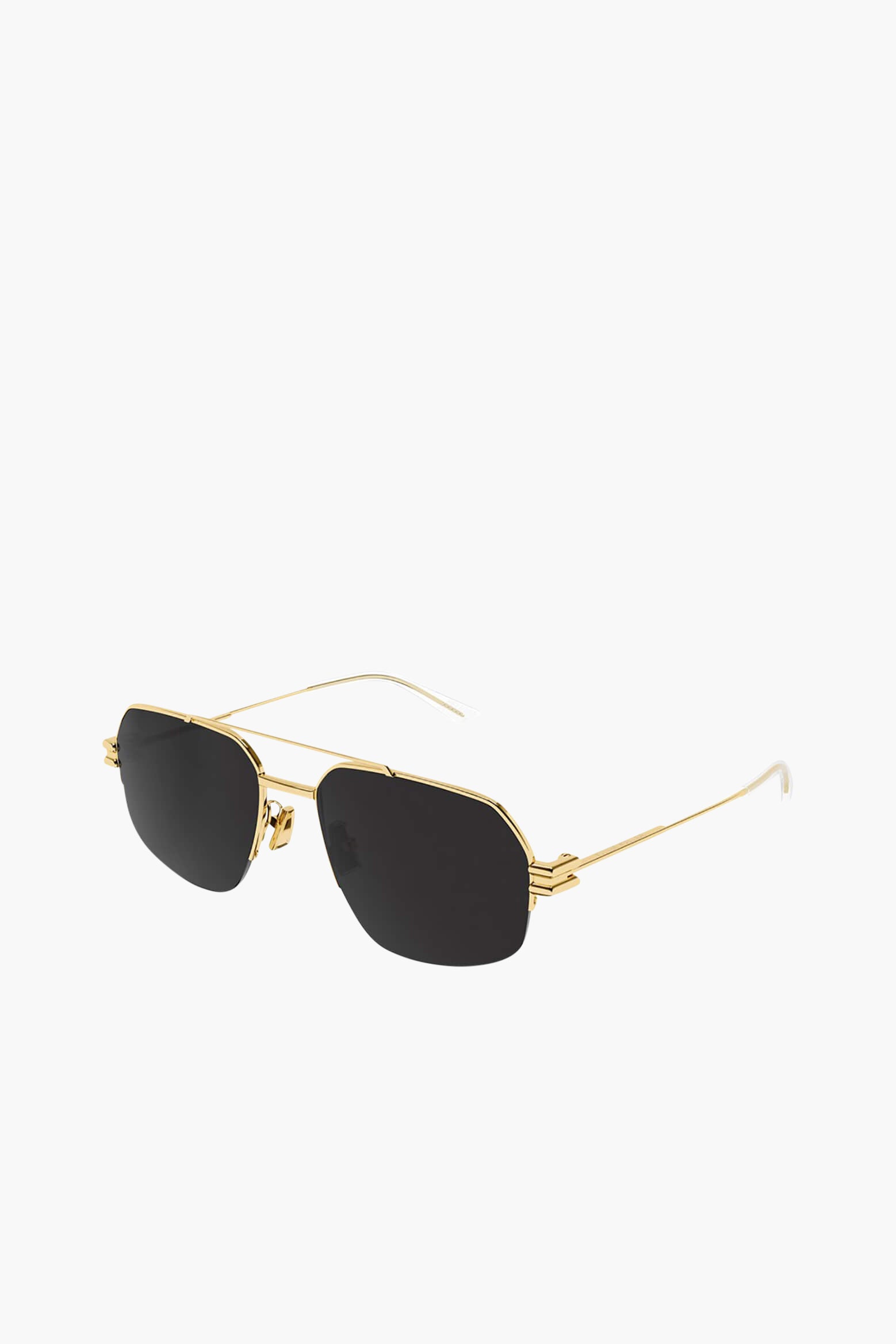 Bottega Veneta Aviator Sunglasses in Gold from The New Trend