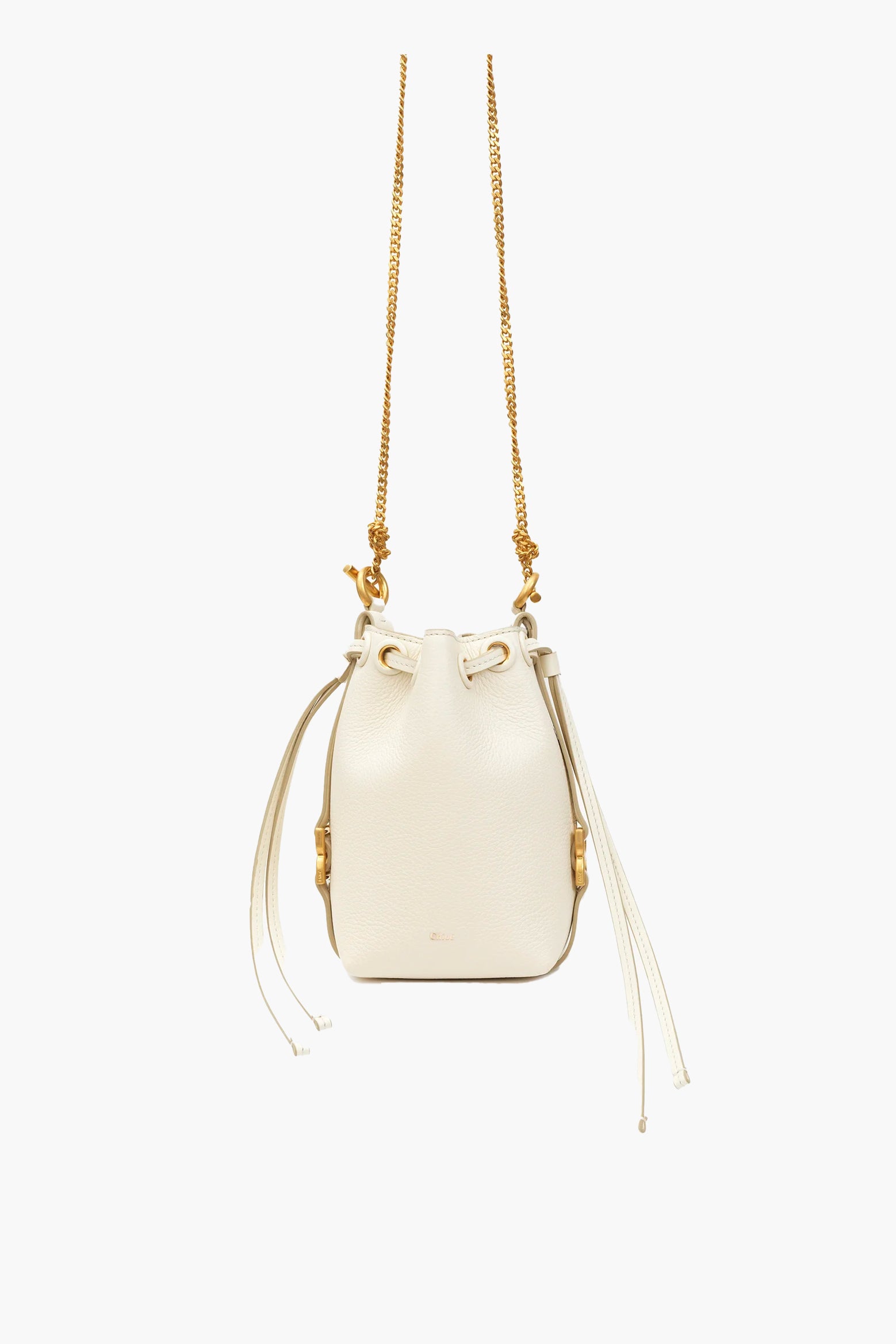 CHLOÉ Marcie Micro Bucket Bag in Misty Ivory | The New Trend