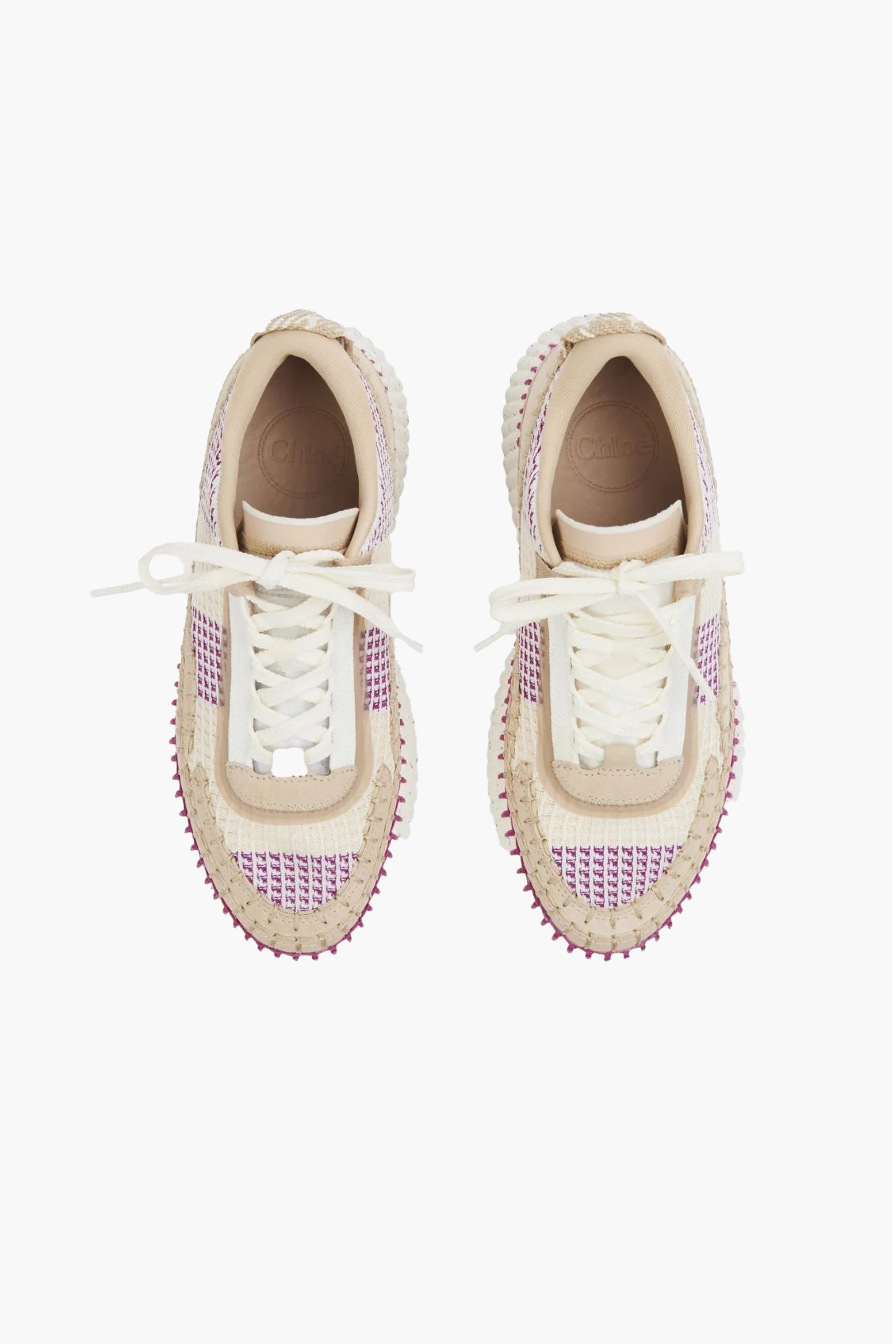 CHLOÉ Nama Sneaker in Wild Purple available at The New Trend Australia