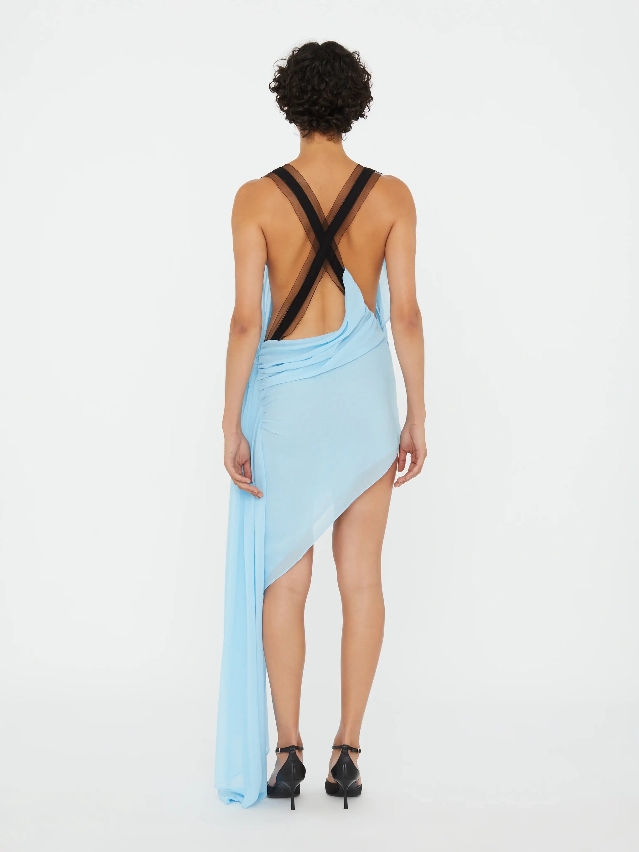 CHRISTOPHER ESBER FRAMED FLOATING SILK DRESS | THE NEW TREND
