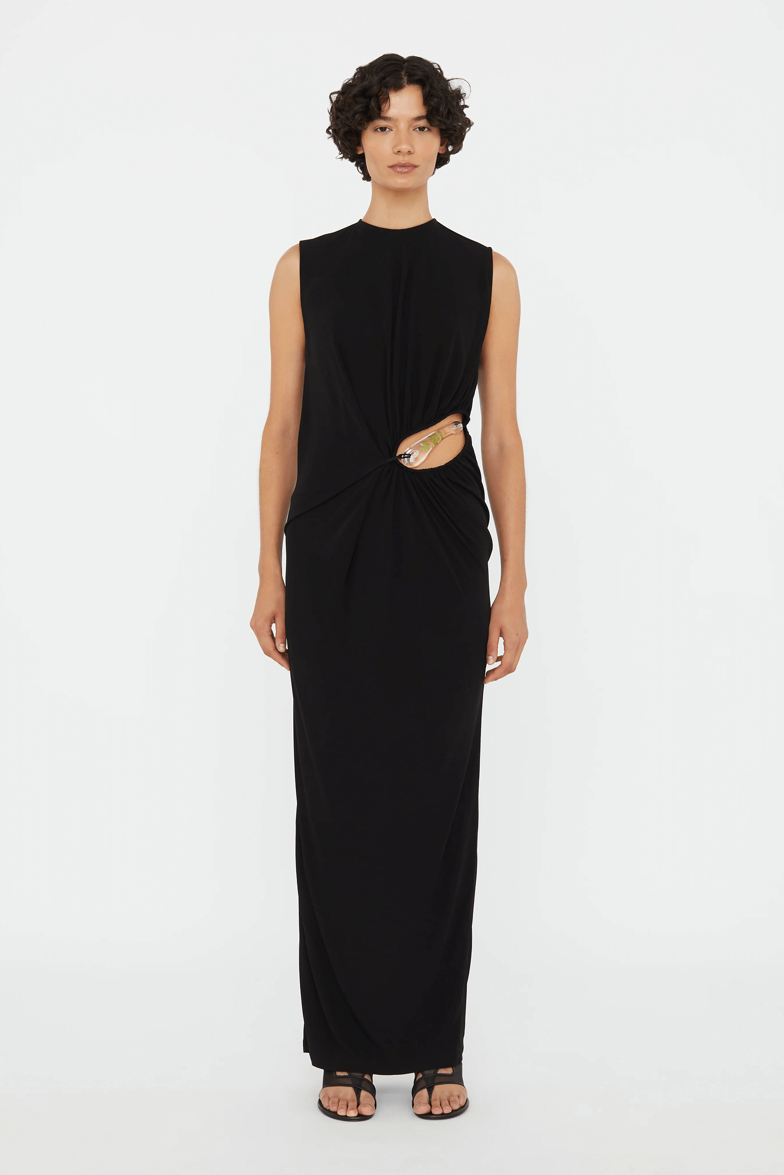 CHRISTOPHER ESBER ENCASED NATURE SUSPENDED JERSEY TANK DRESS | THE NEW TREND