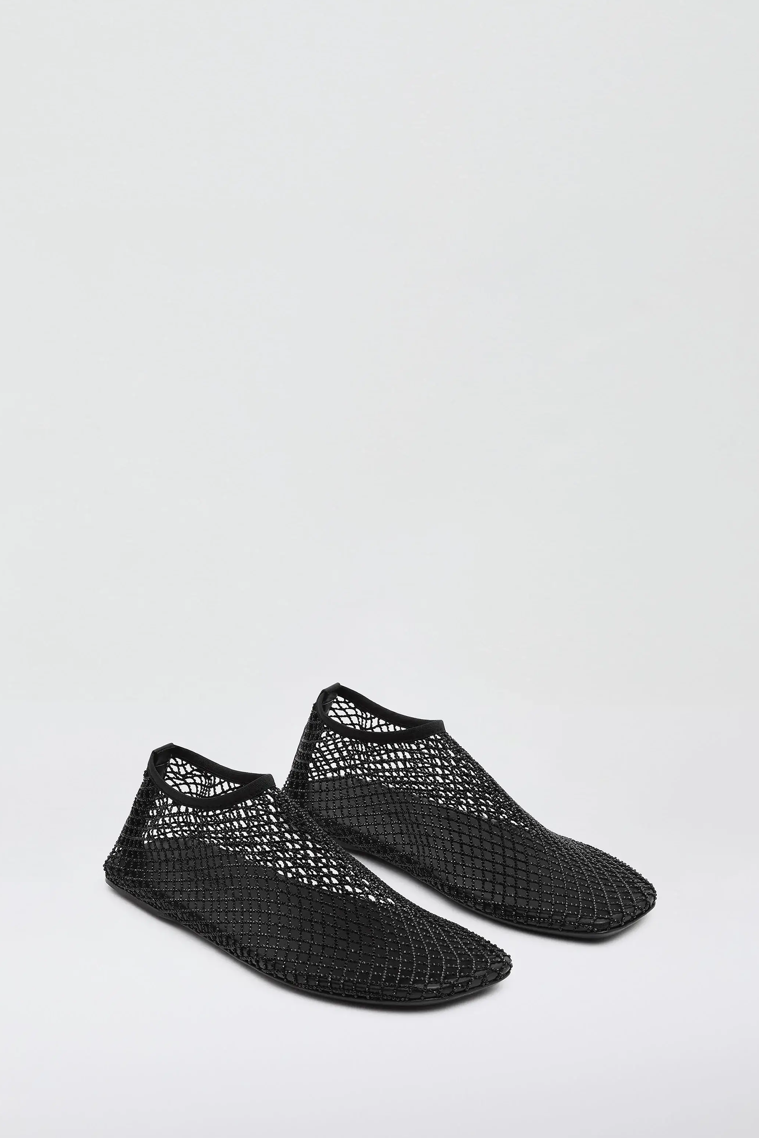 MINETTE CRYSTAL MESH FLAT