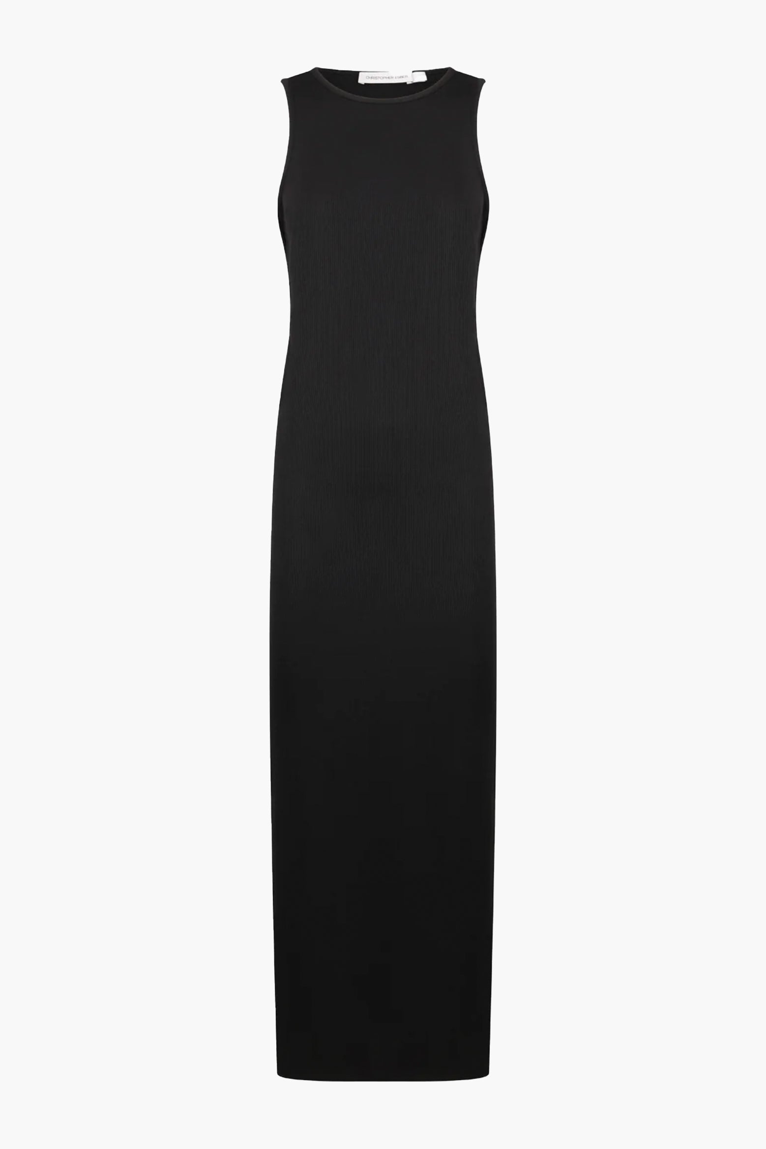 Christopher Esber Oblix Twist Halter Dress in Black available at The New Trend Australia.