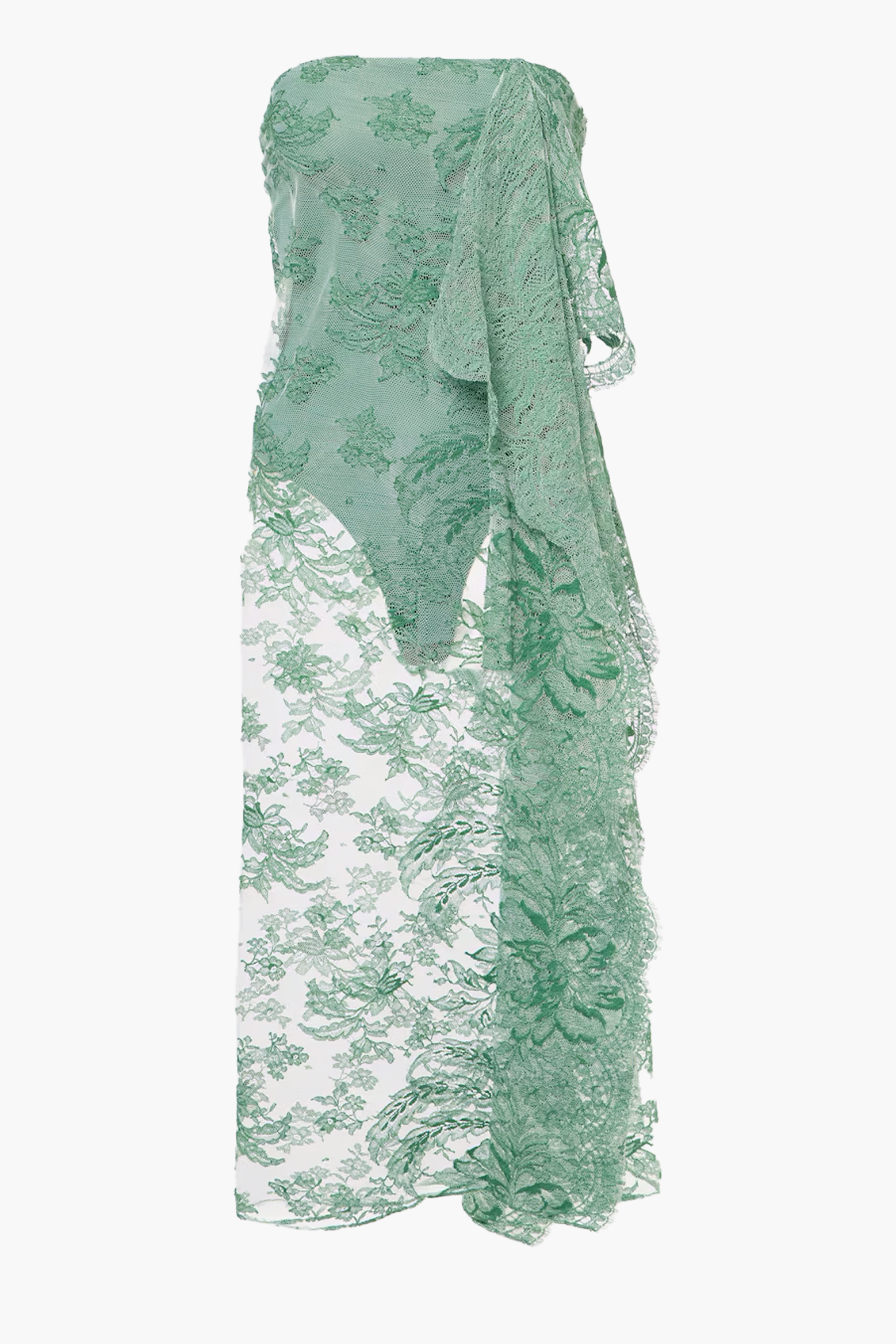 CHRISTOPHER ESBER FLOATING LACE STRAPLESS DRESS | THE NEW TREND