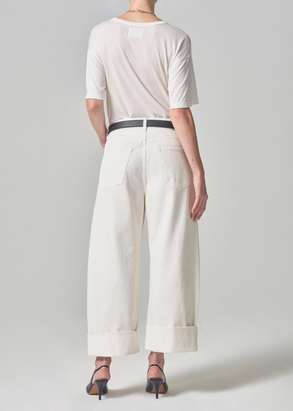 The Citizens of Humanity Ayla Baggy Cuffed Crop Jean in Pashmina available at The New Trend Australia
