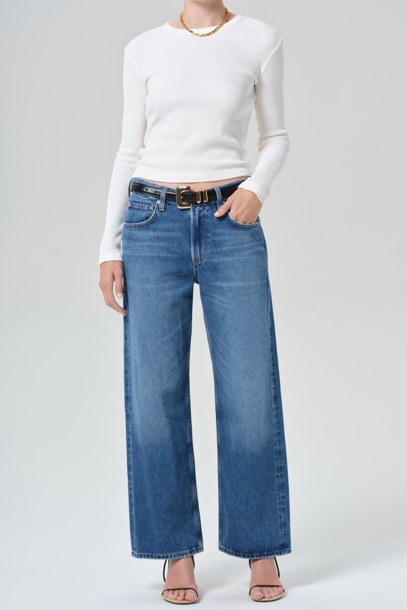 CITIZENS OF HUMANITY LINDZ LOW RISE EASY STRAIGHT JEAN | THE NEW TREND