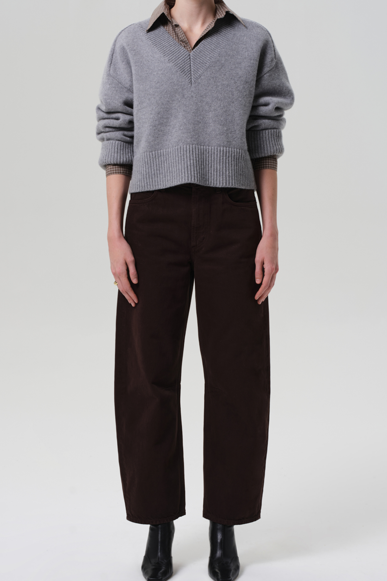 COH MIRO TWILL PANT IN CAROBN | THE NEW TREND