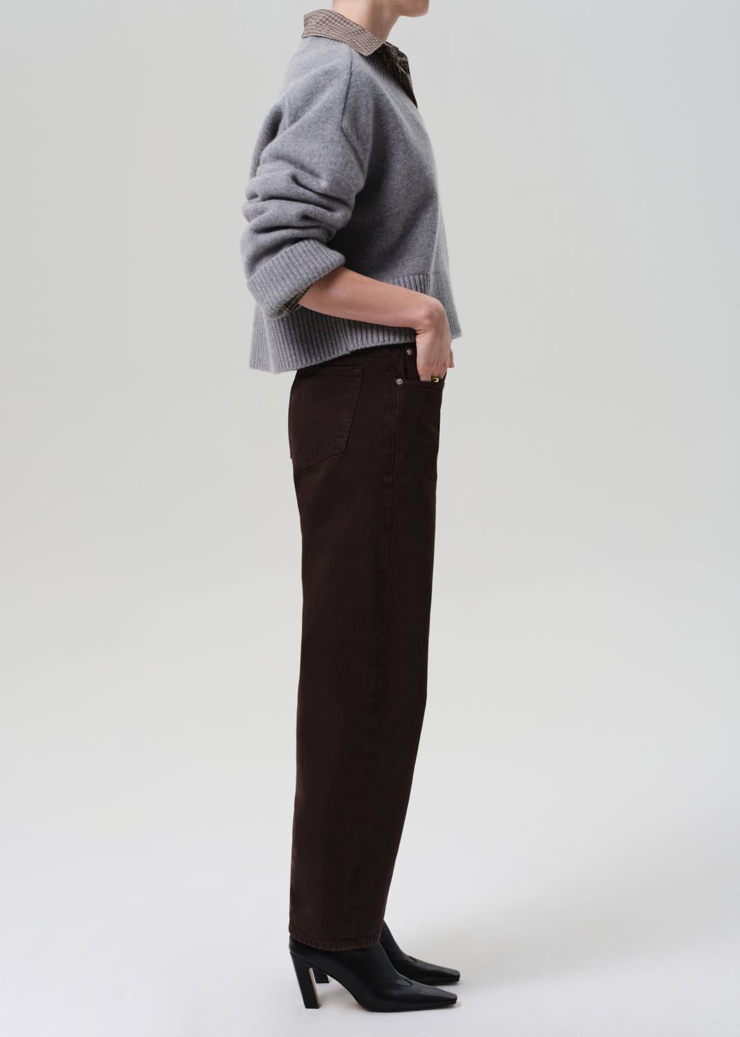COH MIRO TWILL PANT IN CAROBN | THE NEW TREND