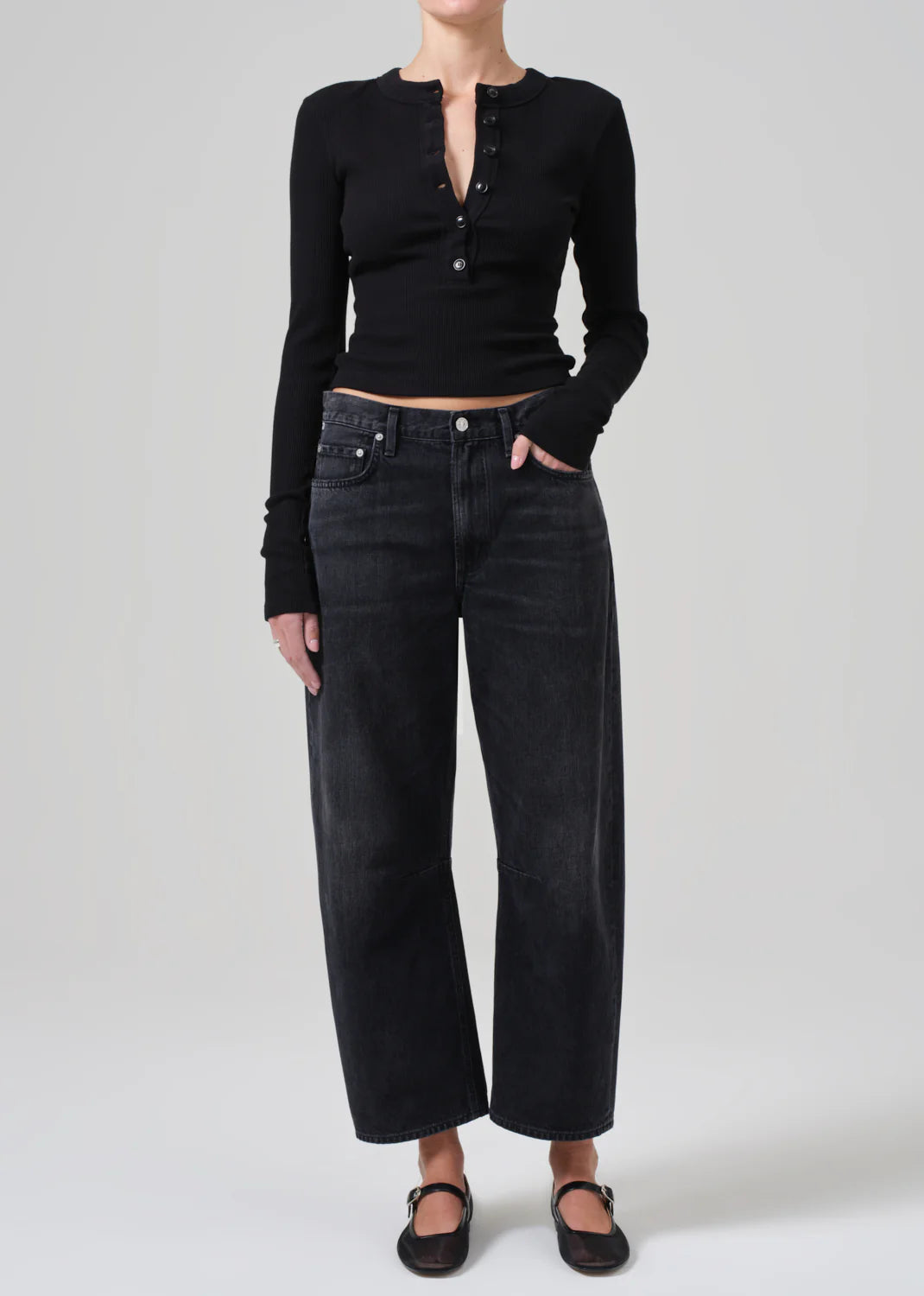 CITIZENS OF HUMANITY VARRA HENLEY TOP | THE NEW TREND