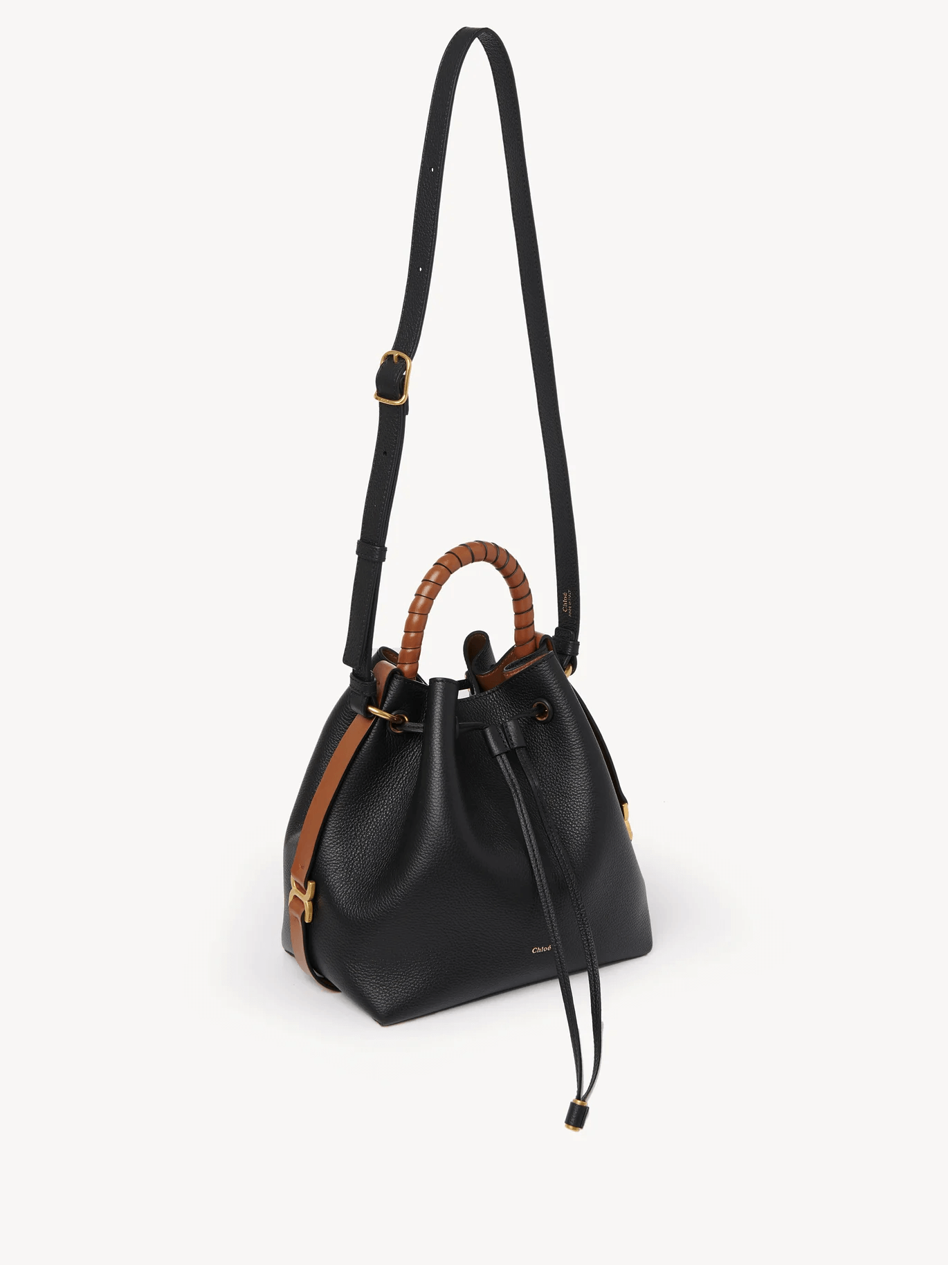 CHLO Marcie Bucket Bag in Black The New Trend