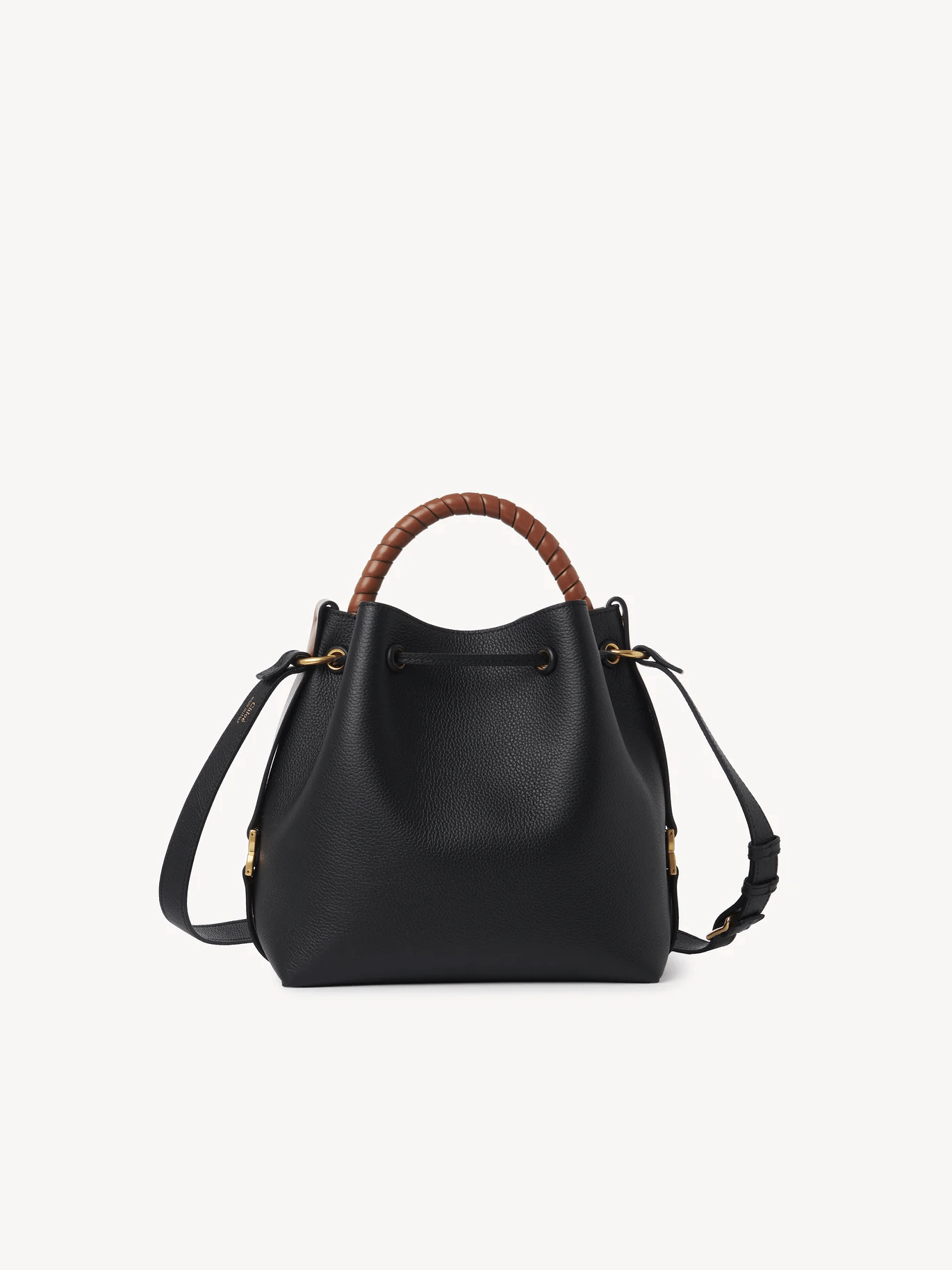 Chloé Marcie Bucket Bag in Black available at The New Trend Australia.
