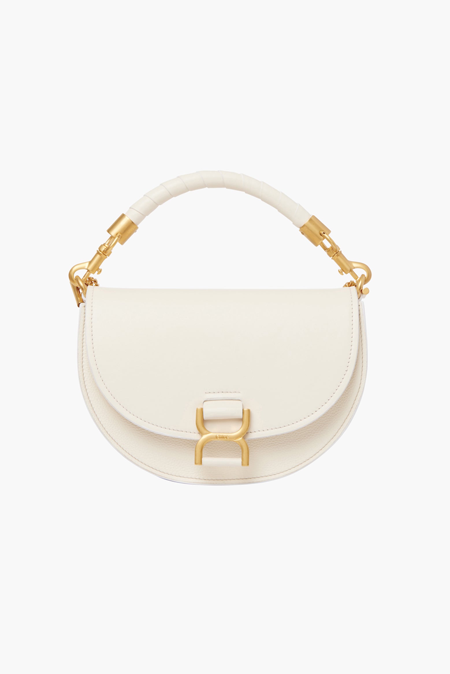 The Chloe Marcie Chain Flap Bag in Misty Ivory available at The New Trend Australia
