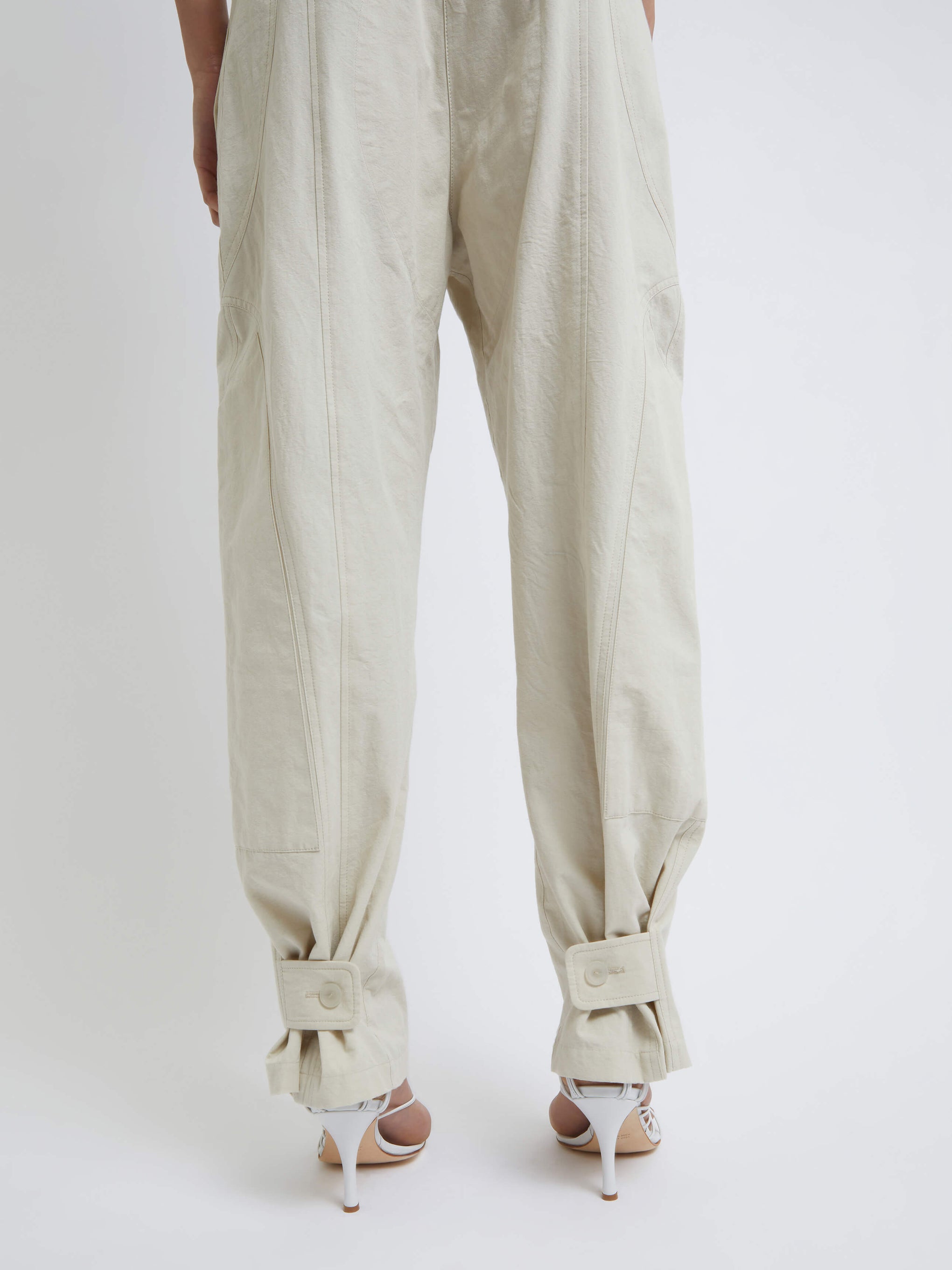 Christopher Esber Cocosolo Trouser in Putty available at TNT The New Trend Australia.