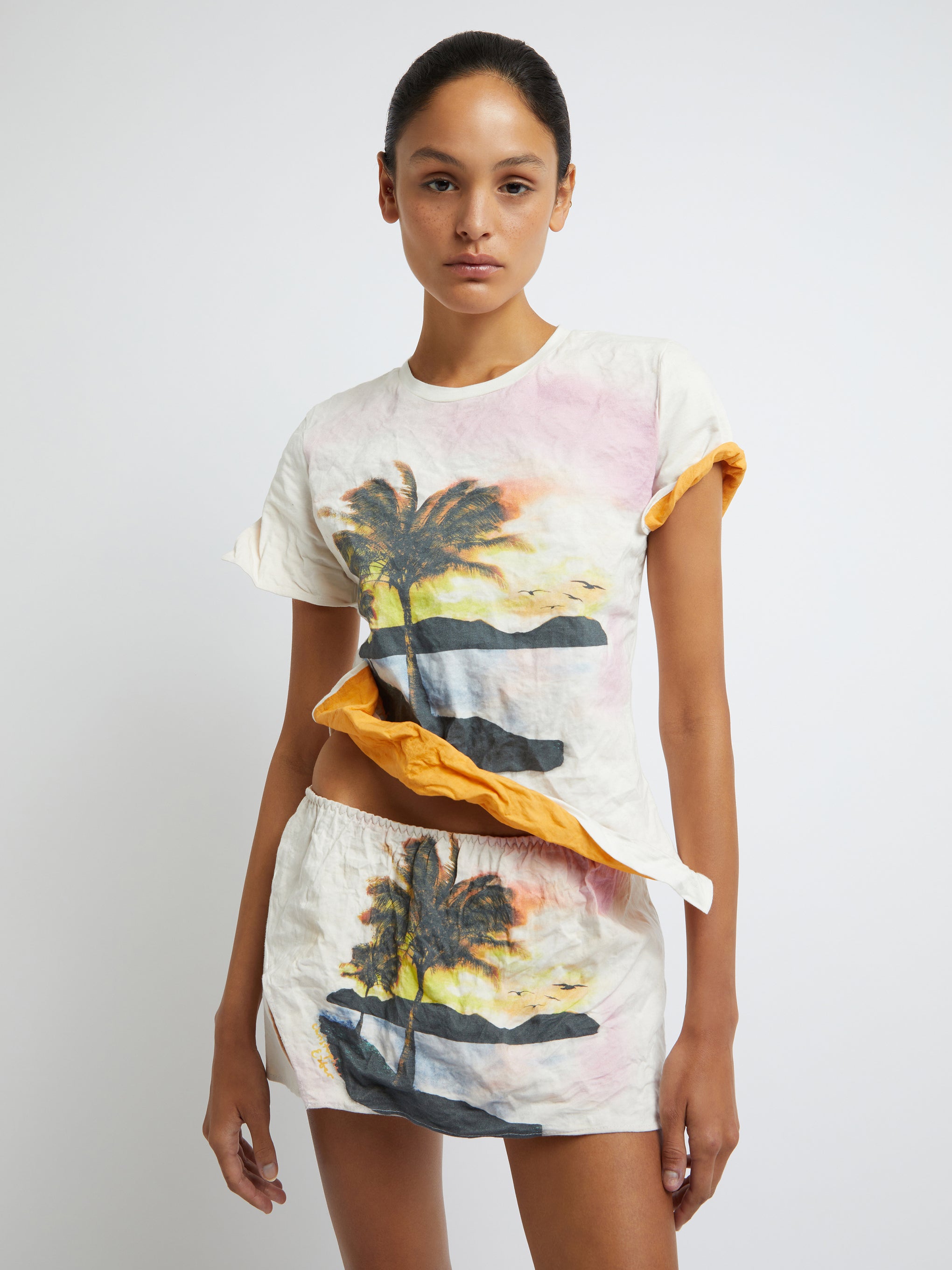 Christopher Esber Lost Souvenir Crushed Tee available at TNT The New Trend Australia.