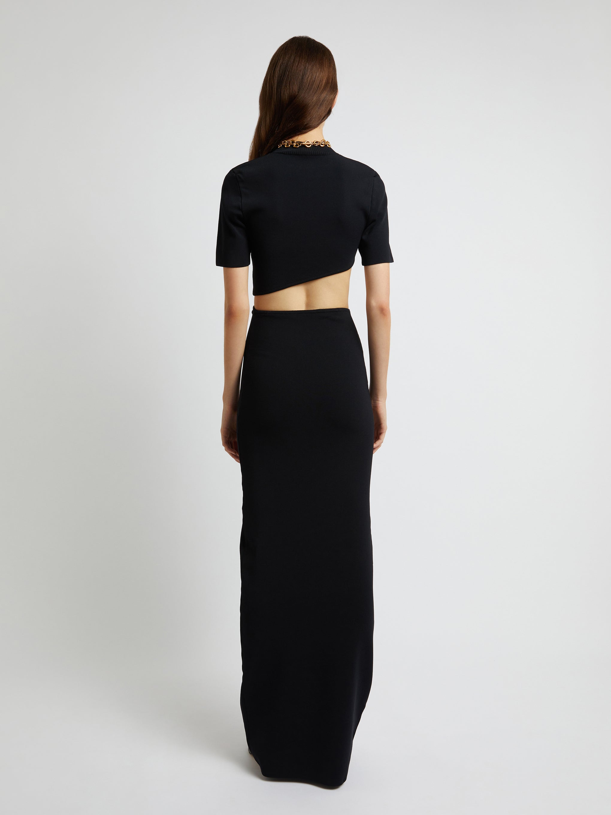 Christopher Esber Maparadita Column Skirt in Black TNT The New Trend