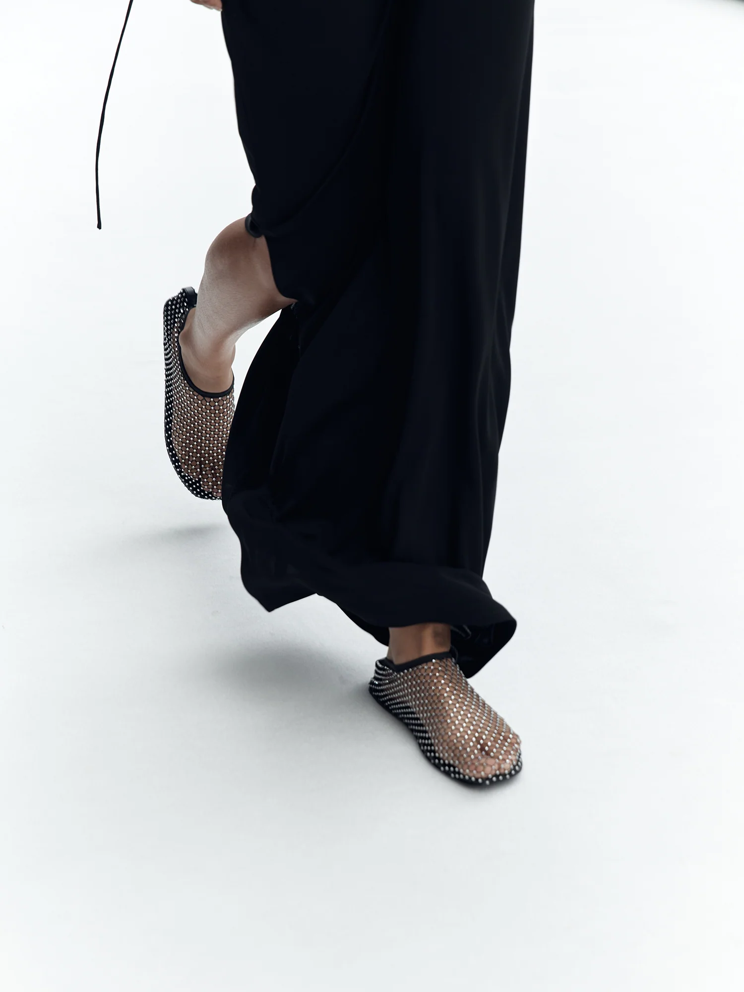 Christopher Esber Minette Flat in Black available at The New Trend Australia.
