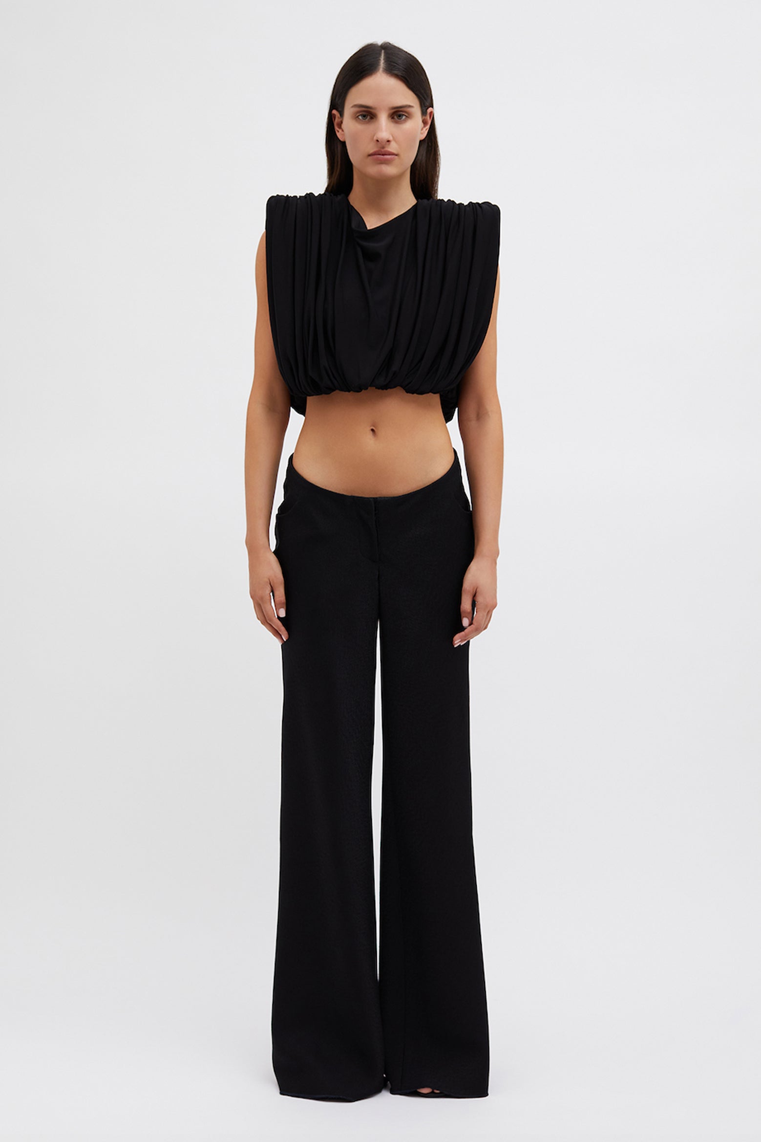 Christopher Esber Monstera Top in Black available at The New Trend Australia. 