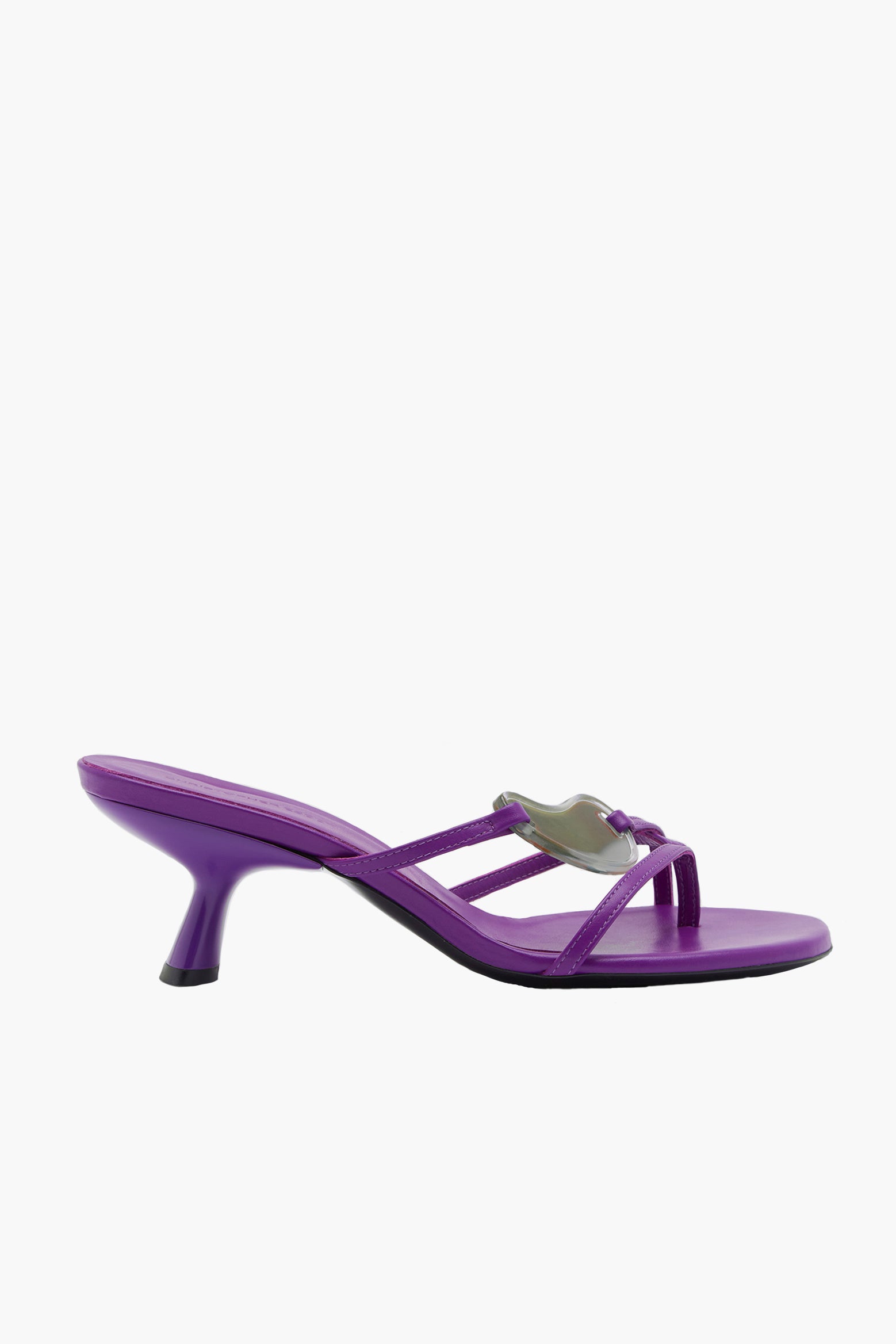 The Christopher Esber Moodstone Micro Mule in Grape available at The New Trend Australia