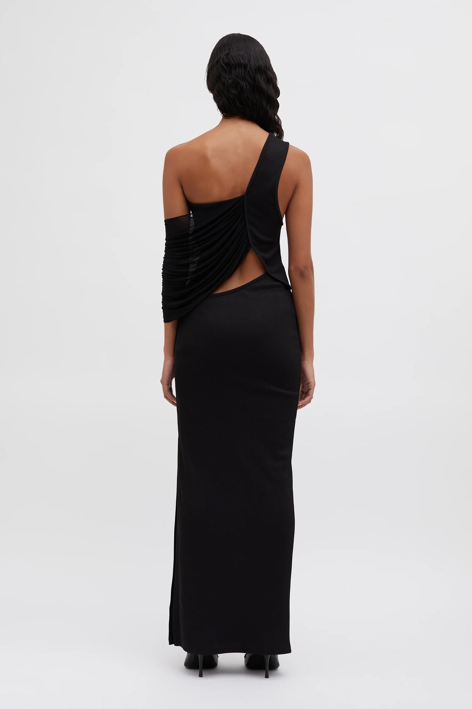 Christopher Esber Seneca Swirl Gown in Black available at The New Trend Australia. 