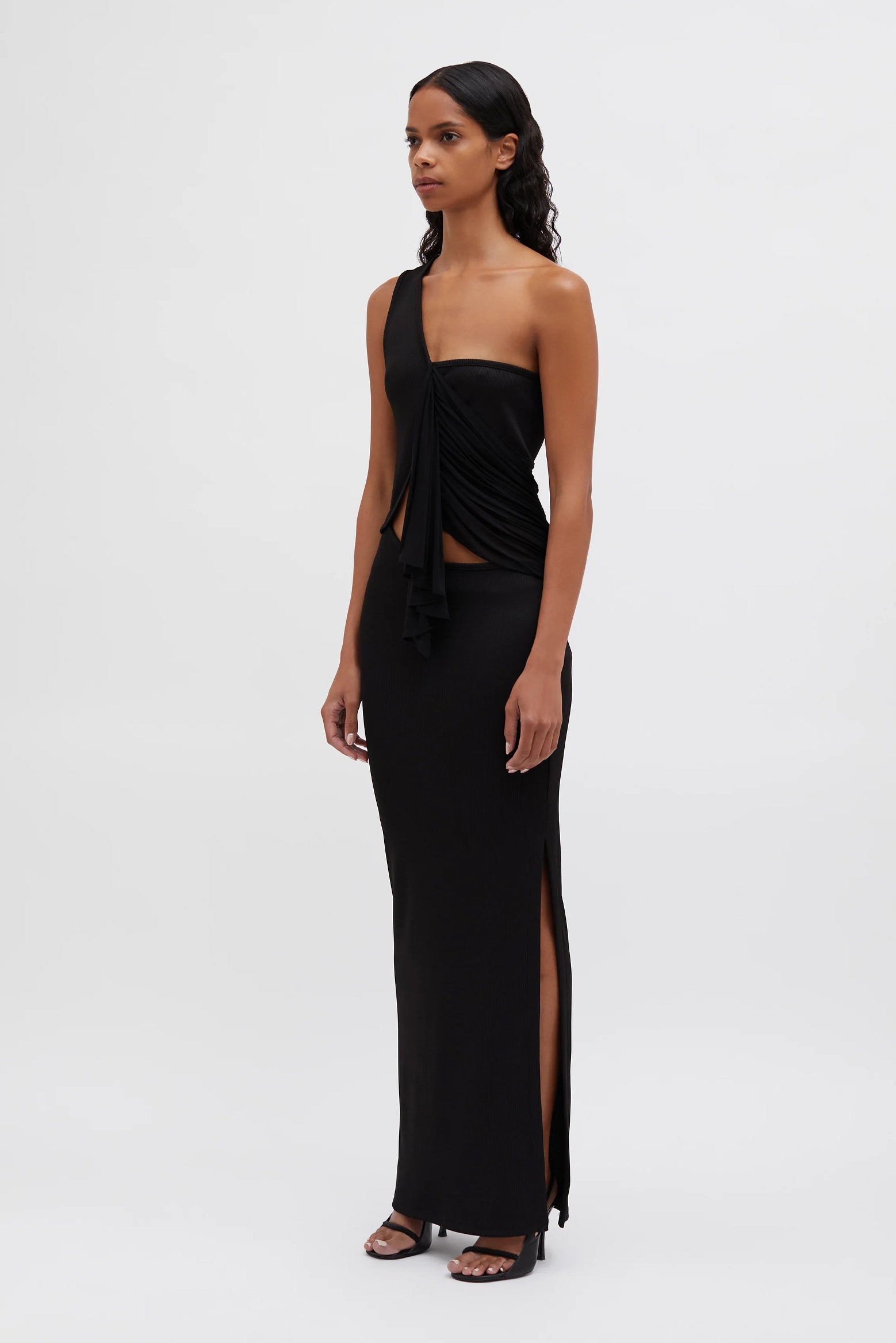 Christopher Esber Seneca Swirl Gown in Black available at The New Trend Australia. 