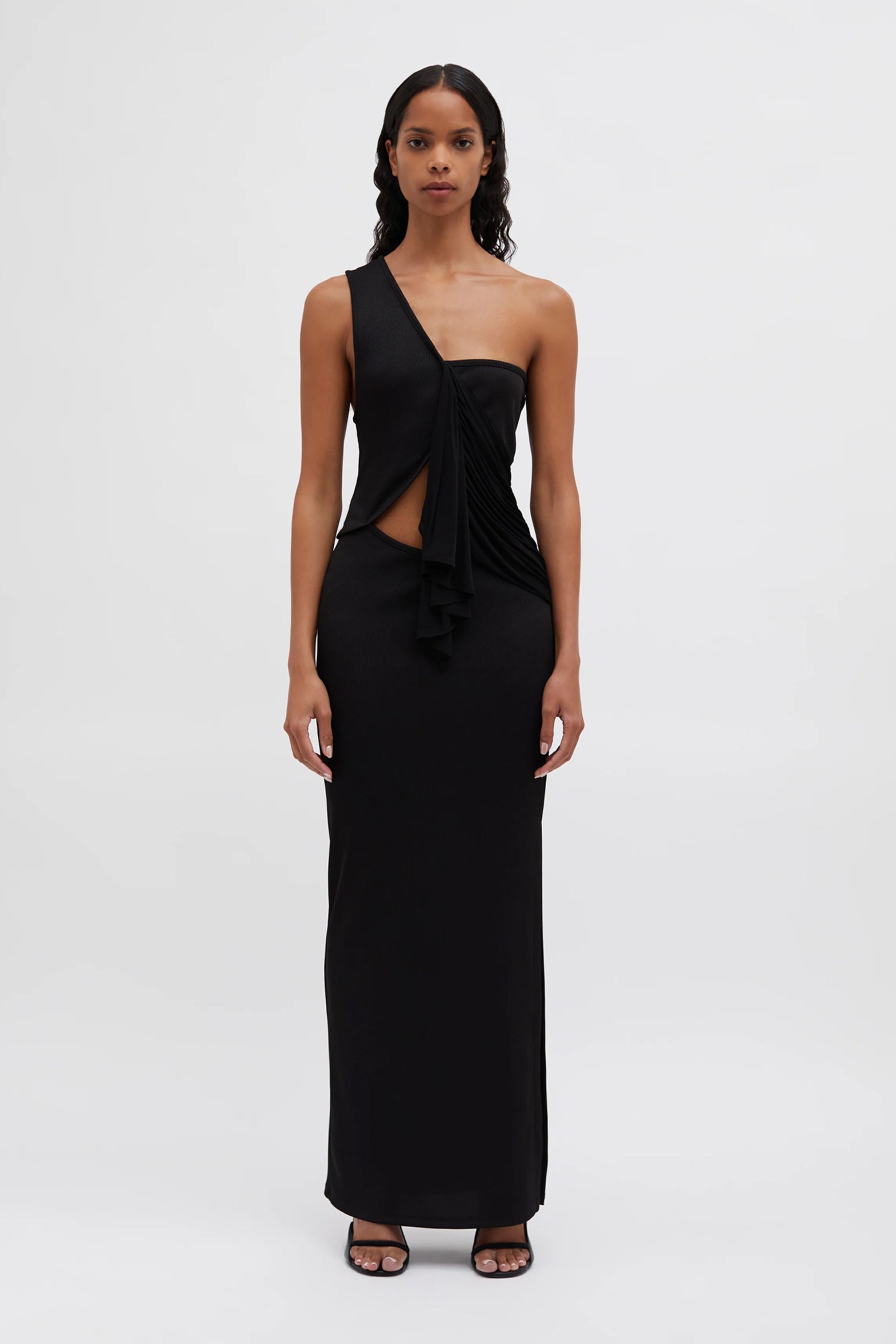 Christopher Esber Seneca Swirl Gown in Black available at The New Trend Australia. 