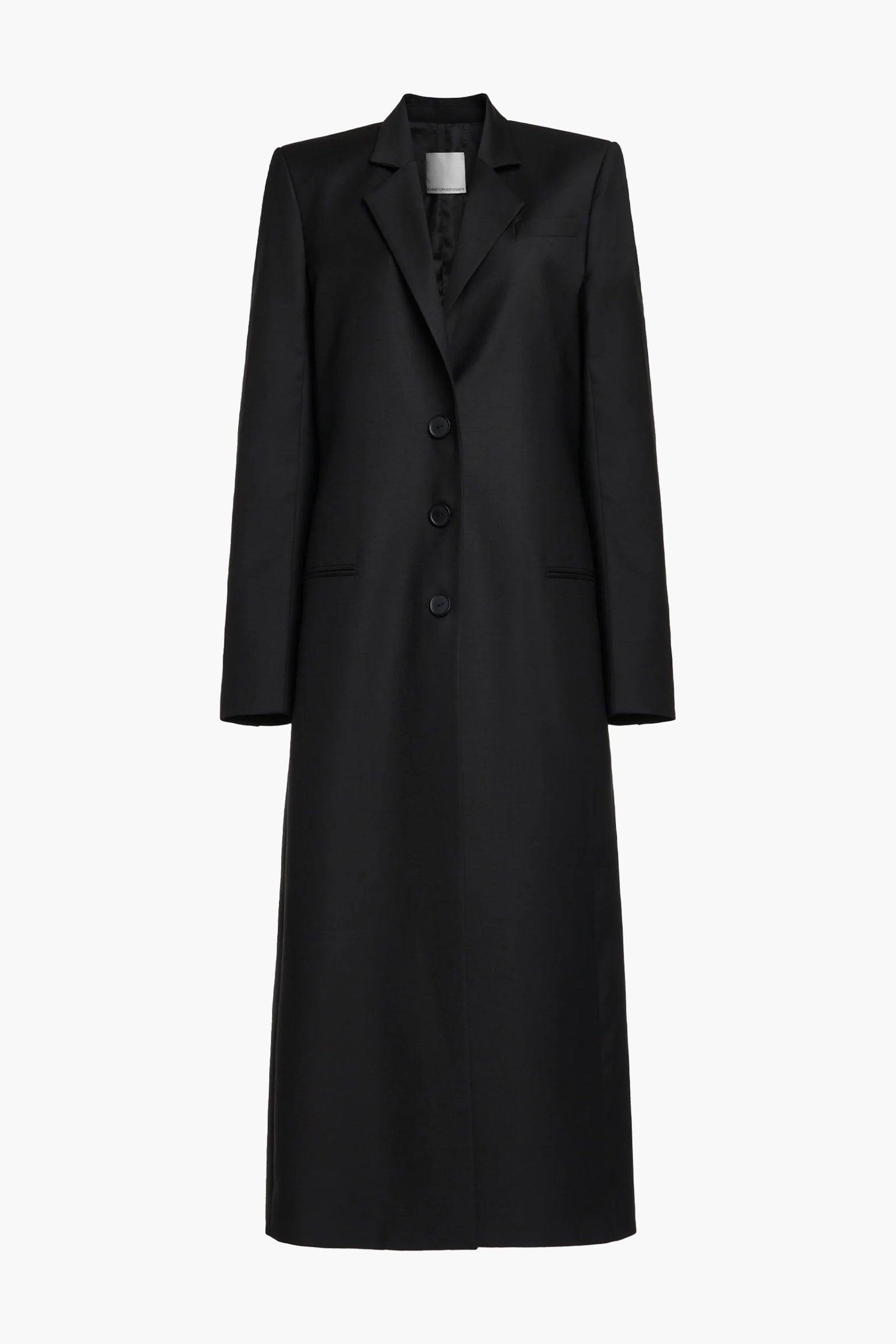 The Christopher Esber Talus Tailored Coat in Black available at The New Trend Australia